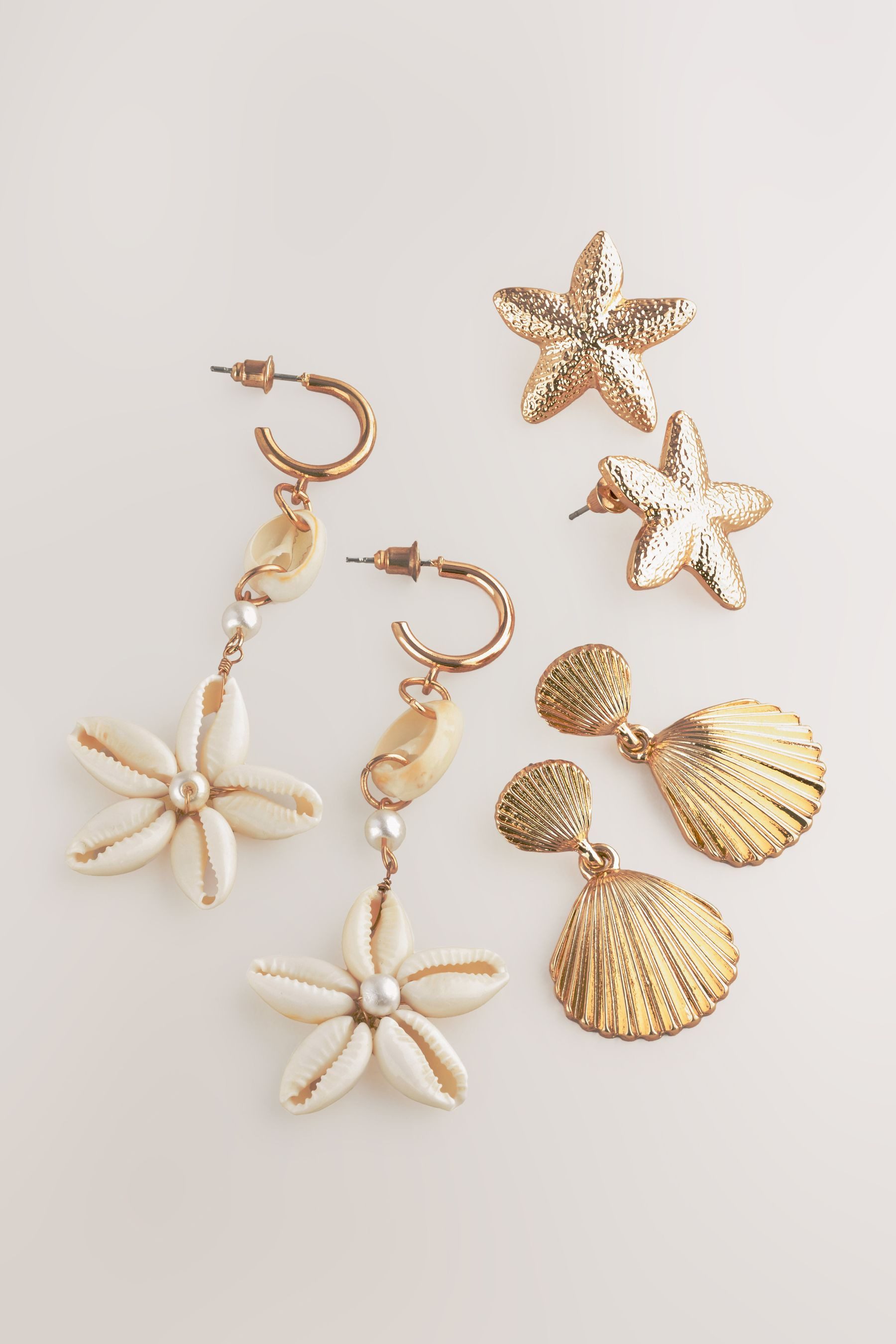 Next Ohrring-Set Ohrringe Muscheln und S...