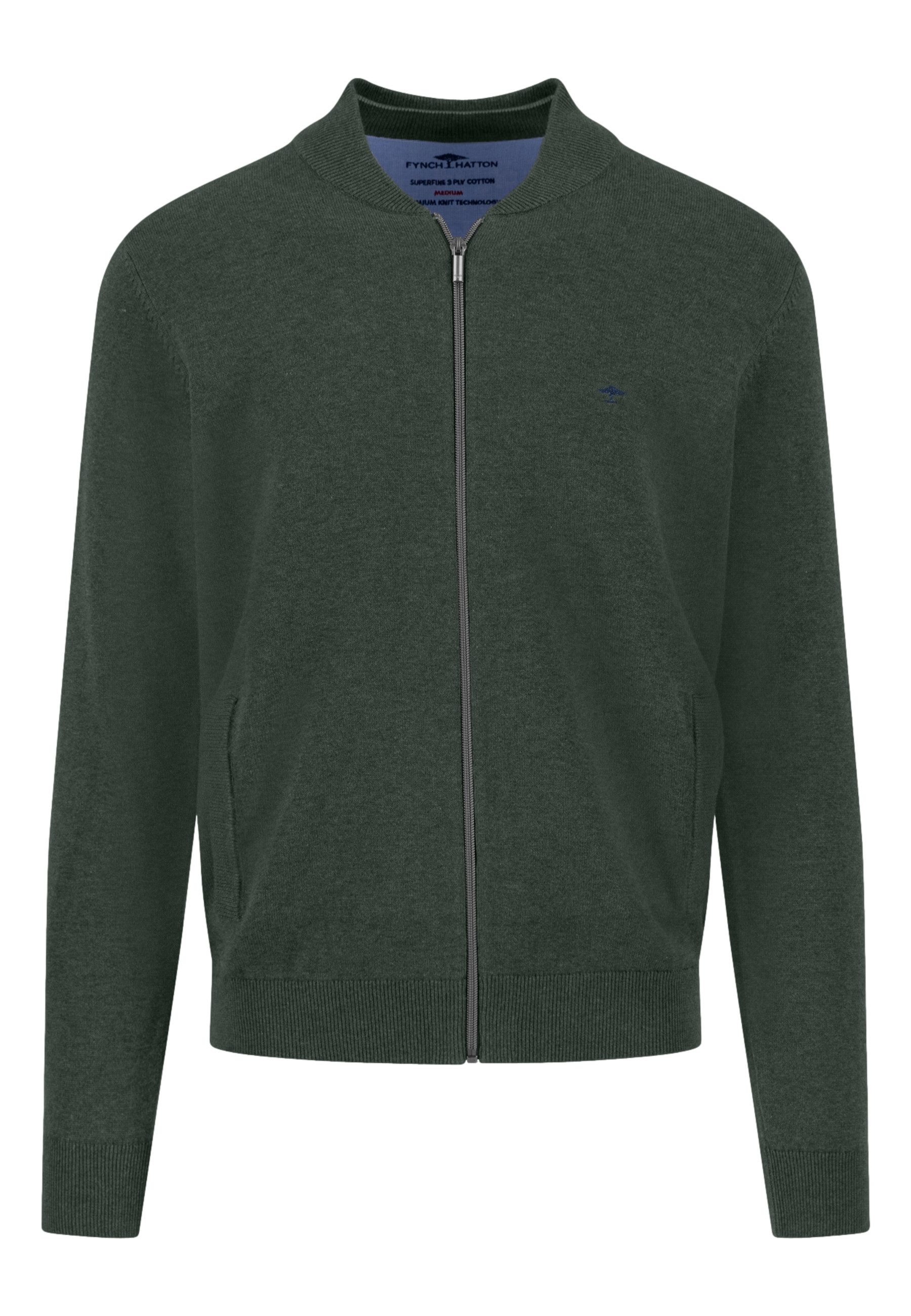 FYNCH-HATTON Cardigan Strickjacke Cardigan Reißverschluss (1-tlg)