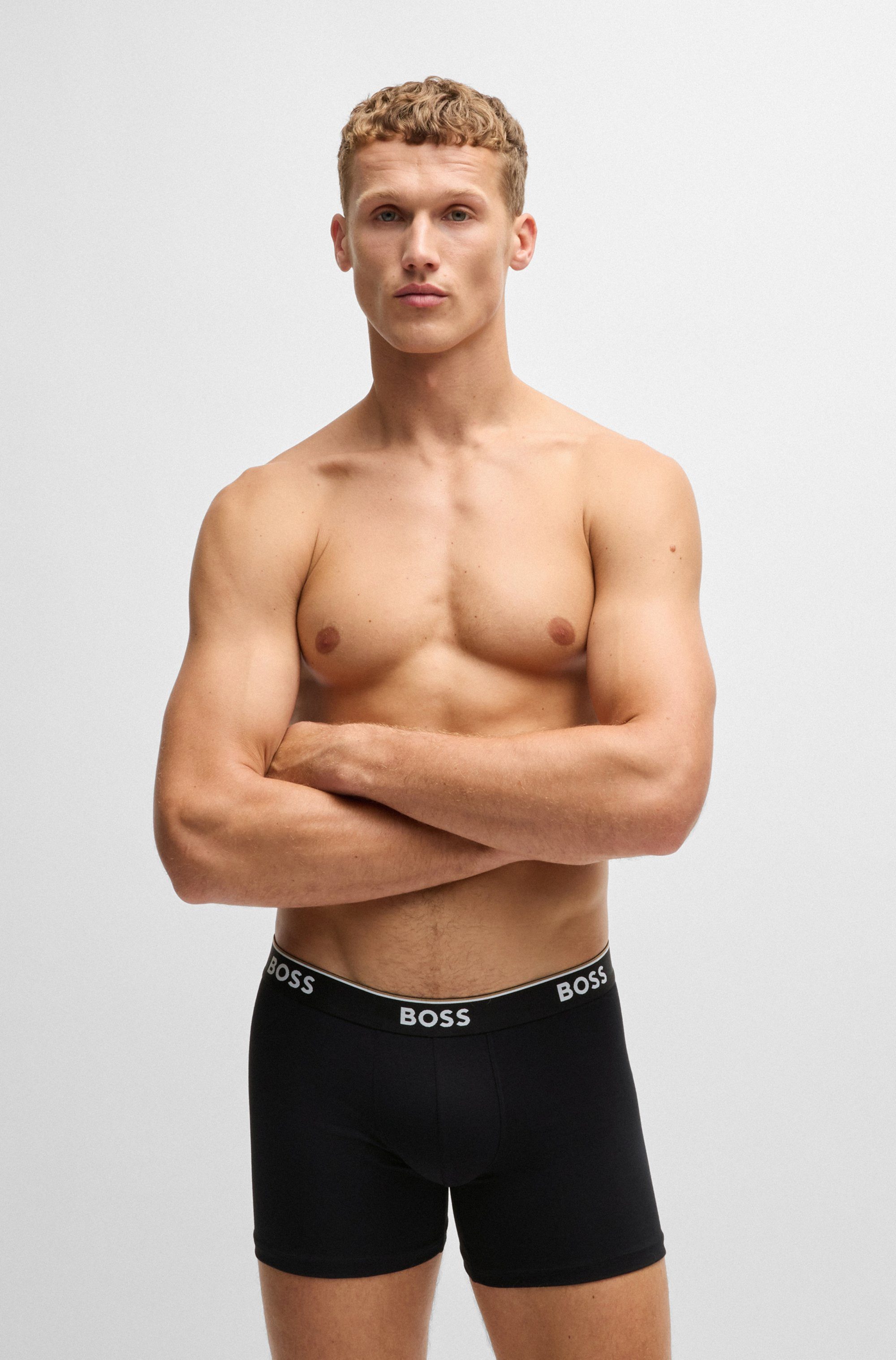 BOSS Langer Boxer Brief 3 PACK günstig online kaufen