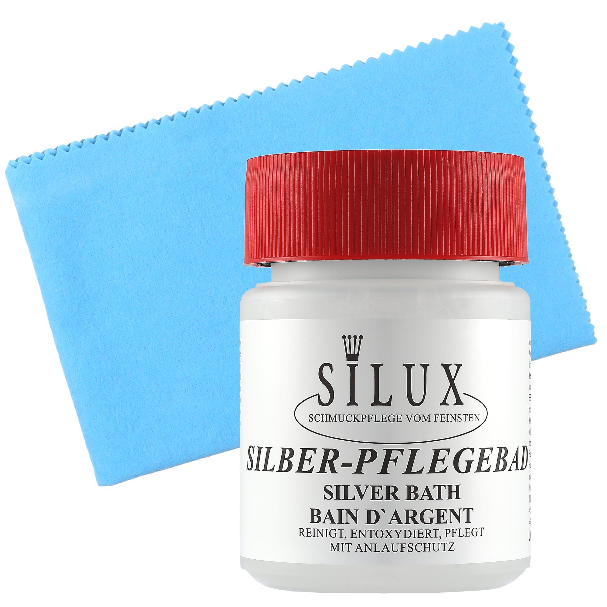 SILUX Silberbad für Silberschmuck 200 ml Made in Germany Schmuckreiniger