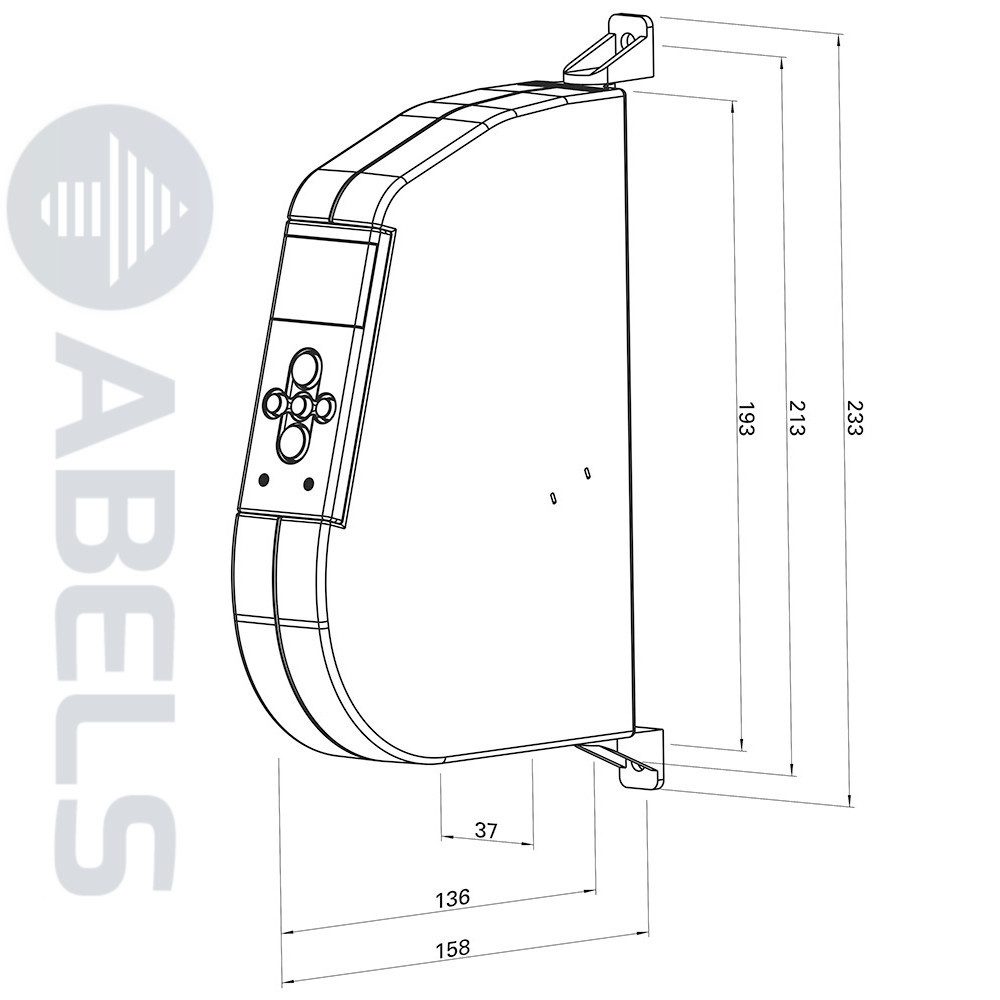WIR elektronik Rollladengurt-Antrieb eWickler Comfort Schwenk eW920 für 23mm Gurtband – Bild 4 von 4