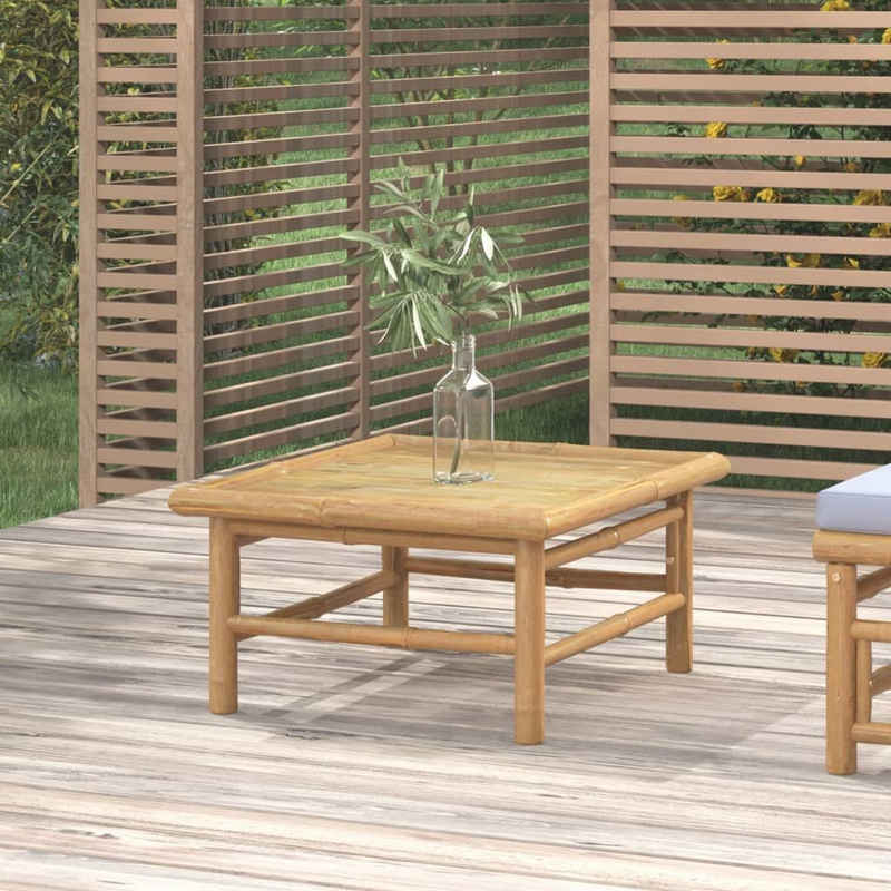 vidaXL Loungesofa Gartentisch 65x55x30 cm Bambus, 1 Teile