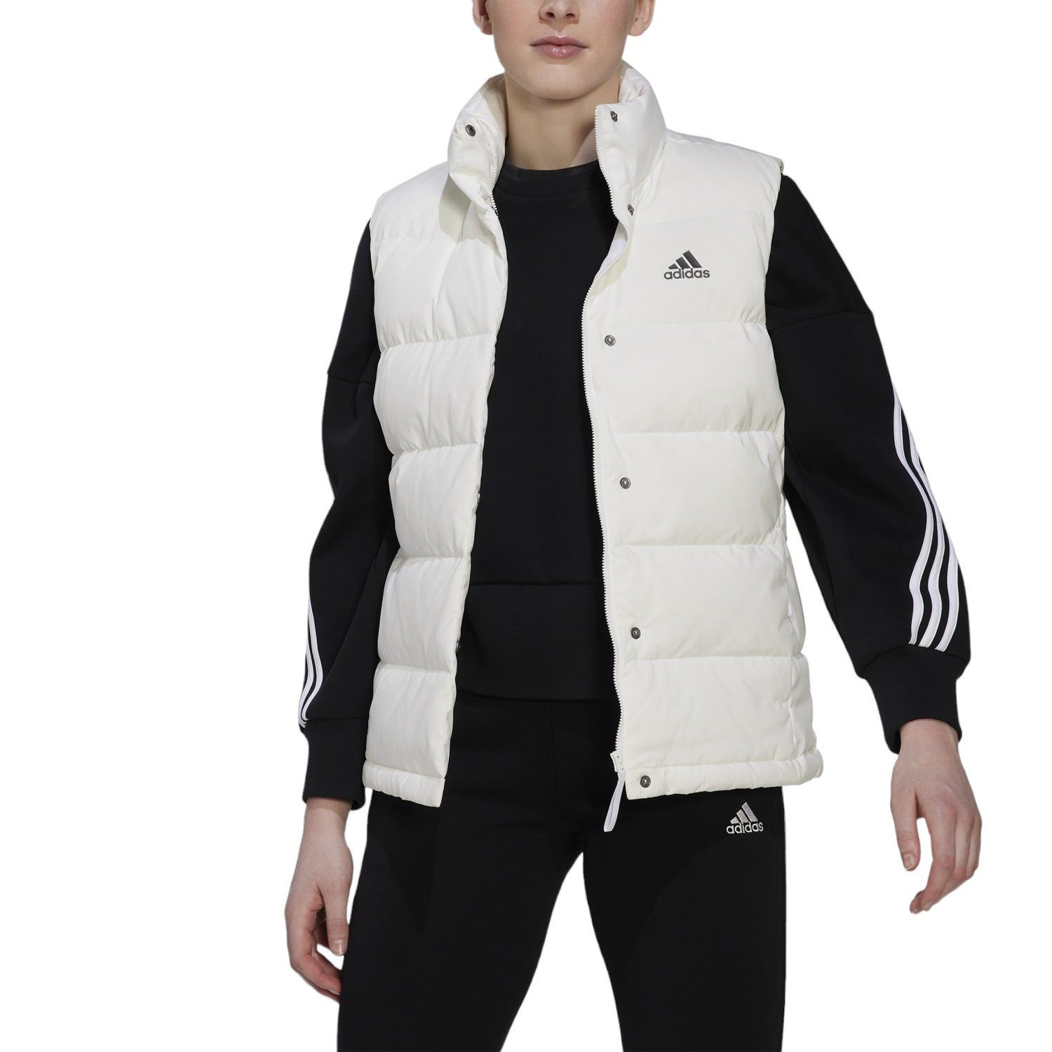 adidas Performance Daunenweste Helionic (100% rec. Polyester) weiss Damen