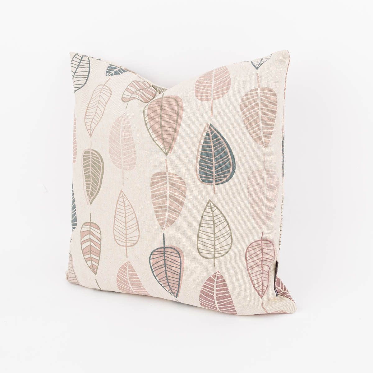 SCHÖNER LEBEN. Dekokissen Kissenhülle Scandi Retro Leaves natur rosa div. G günstig online kaufen