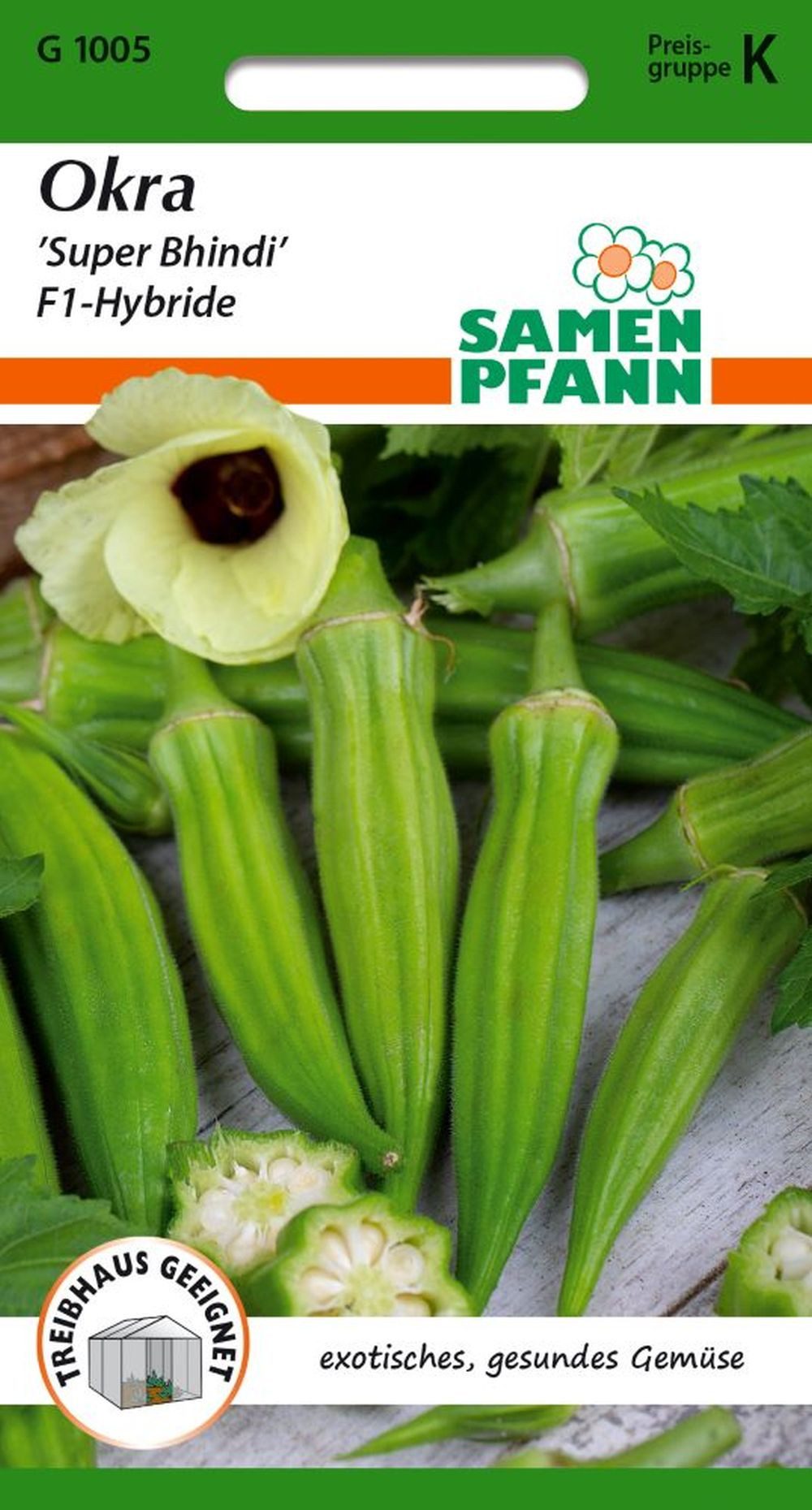 SAMEN PFANN Gemüsesamen Okra Gemüse-Eibisch Super Bhindi F1, Gombo Gumbo Gr günstig online kaufen
