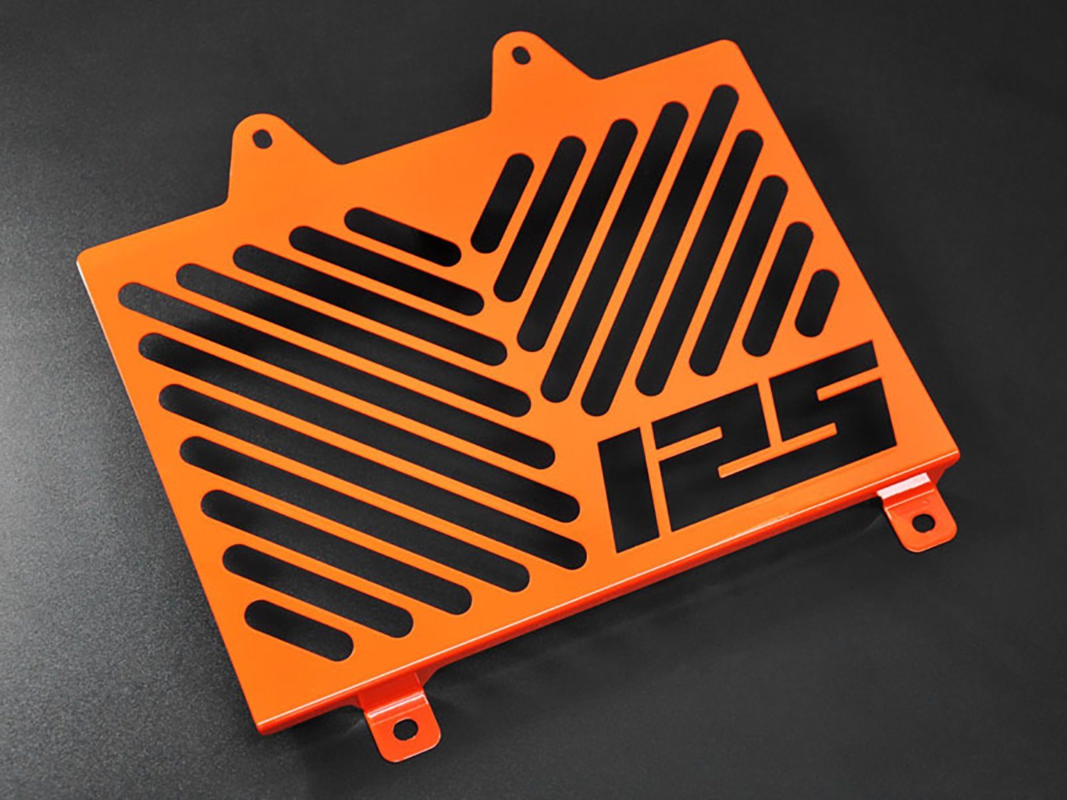ZIEGER Kühlerabdeckung 125 KTM für Duke Motorrad-Additiv Motorradkühlerabdeckung orange, Logo