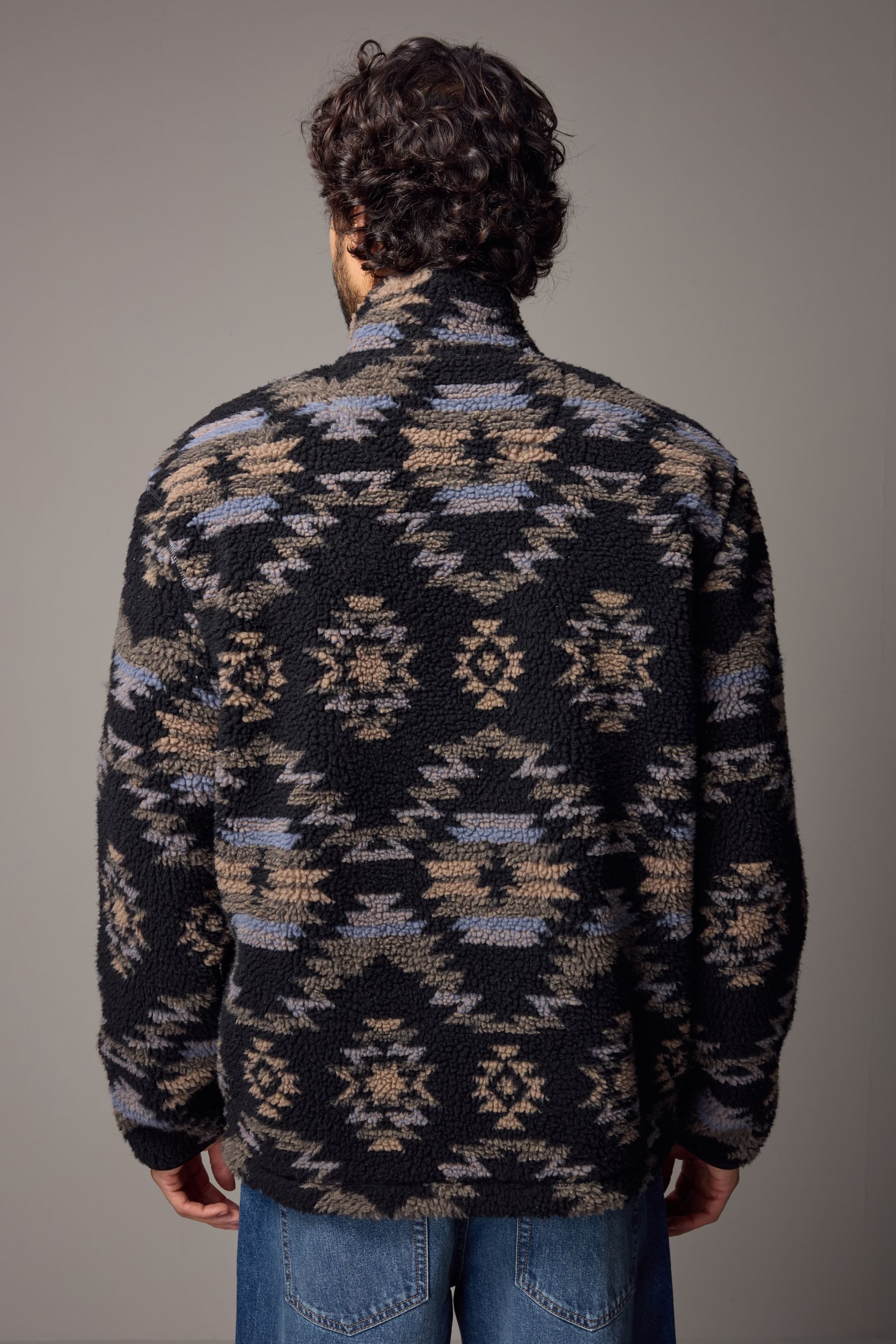 Next Fleecepullover Fleece mit Print (1-tlg) günstig online kaufen