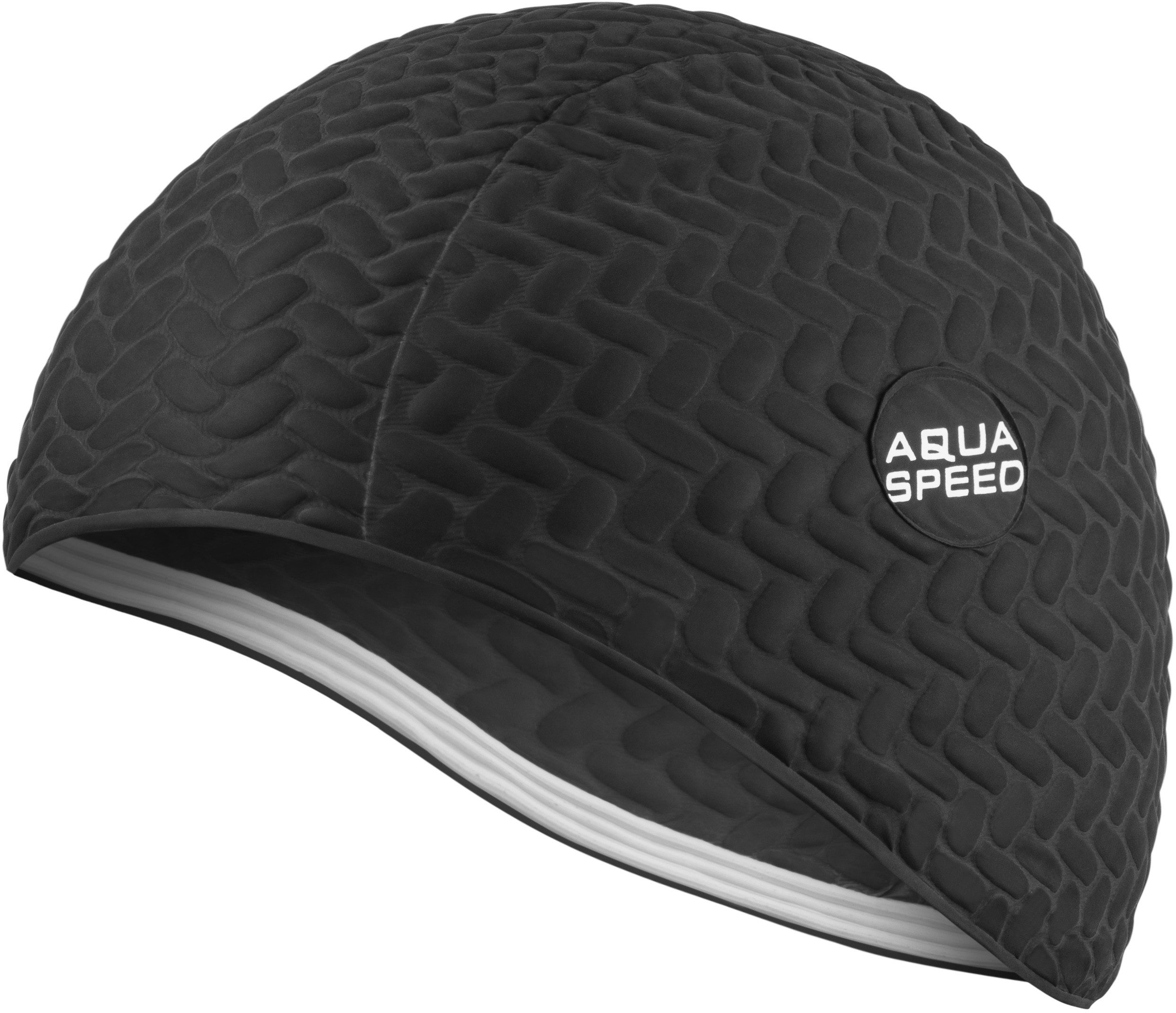 Aqua Speed Badekappe Bombasic / Bombastic TIC TAC (Schwimmkappe für Aqua Fitness), Elastische Aqua Fitness Schwimmhaube