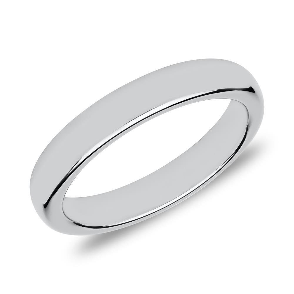 Unique Fingerring Ring aus Wolfram in Silber mit schlichtem Design