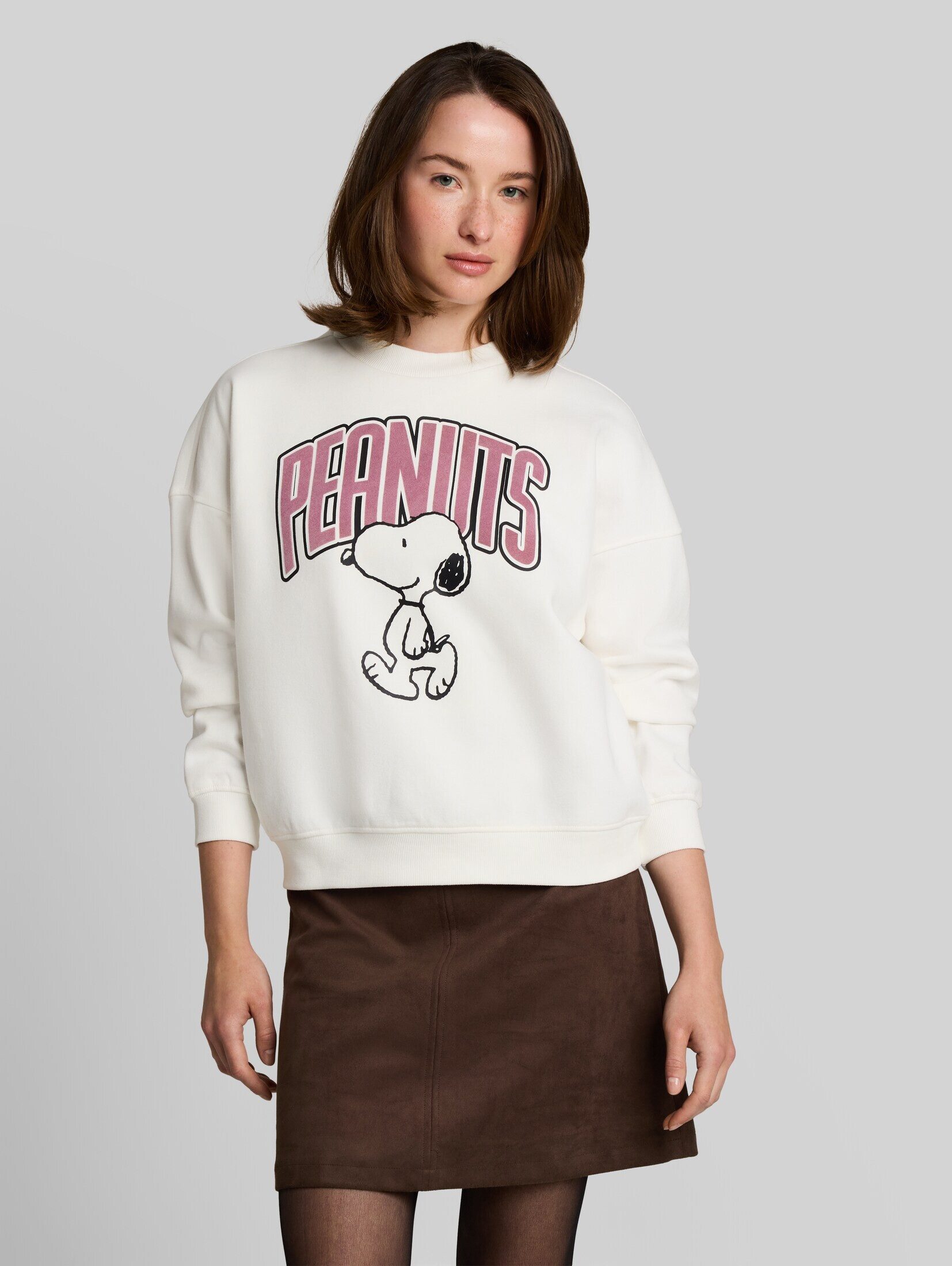 TOM TAILOR Denim Sweatshirt Strick & Sweatshirts Sweatshirt mit Snoopy-Print