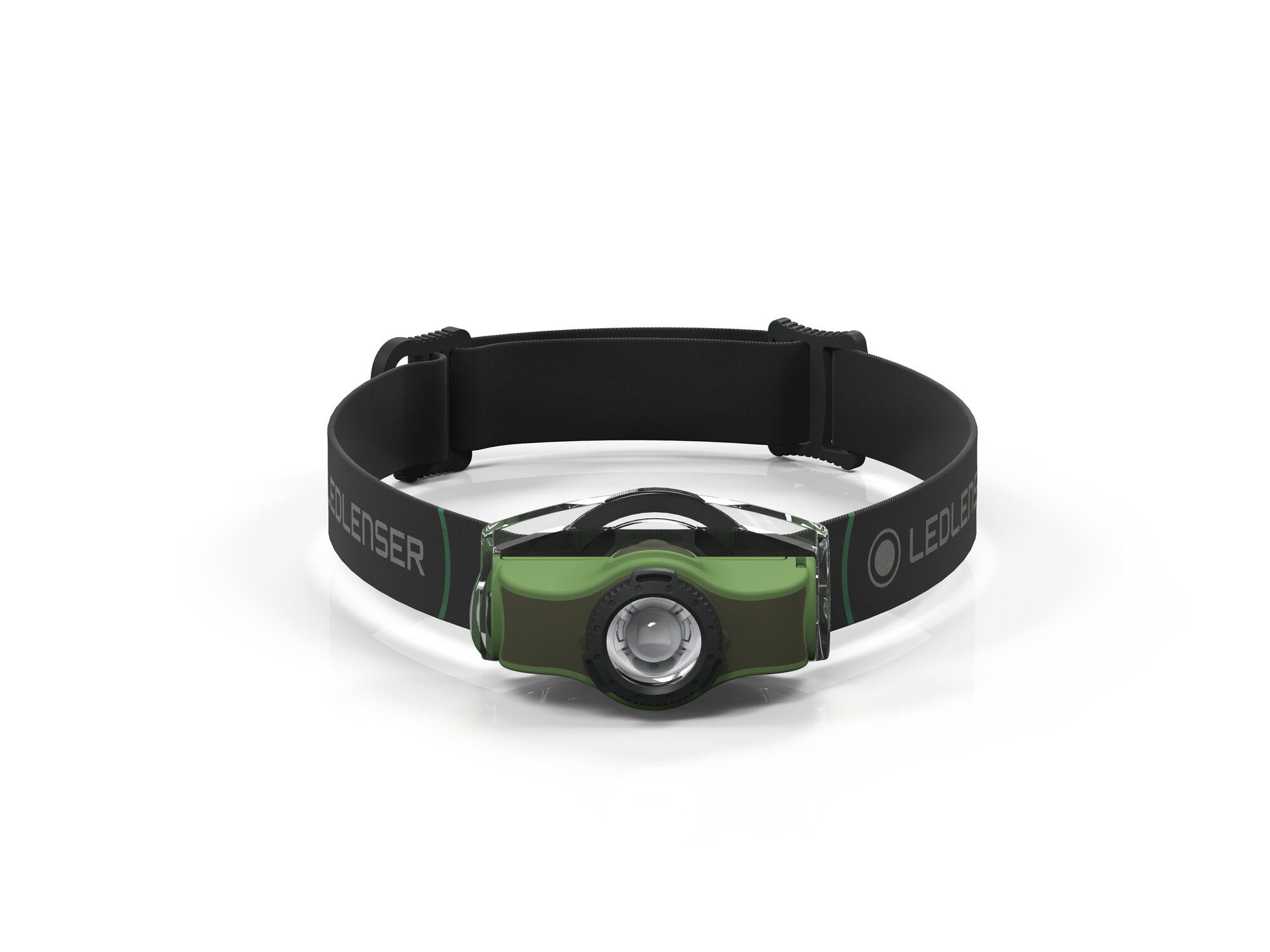 Ledlenser LED Stirnlampe MH4 Schwarz, bis 400 lm, 180m Leuchtweite, bis 35 Std Laufzeit, Akku o. Batterie
