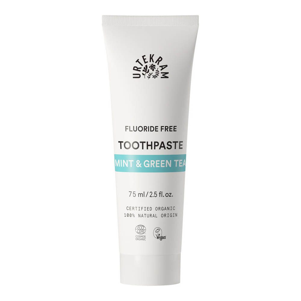 Urtekram Зубна паста Toothpaste - Mint & Green Tea 75ml