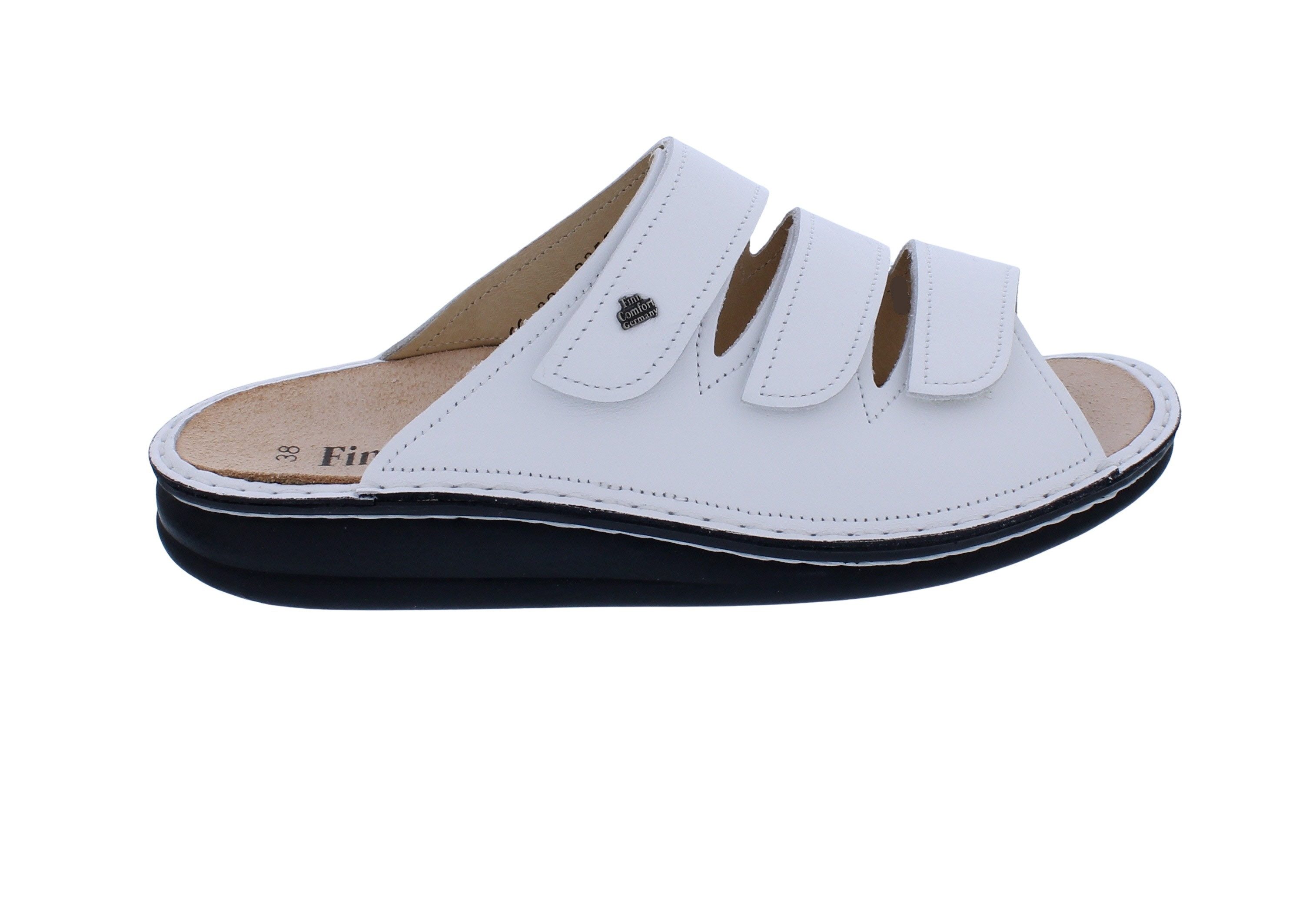 Finn Comfort Finn Comfort Korfu - Pantolette 1508-230000, Classic Linie, Nappalino Pantolette