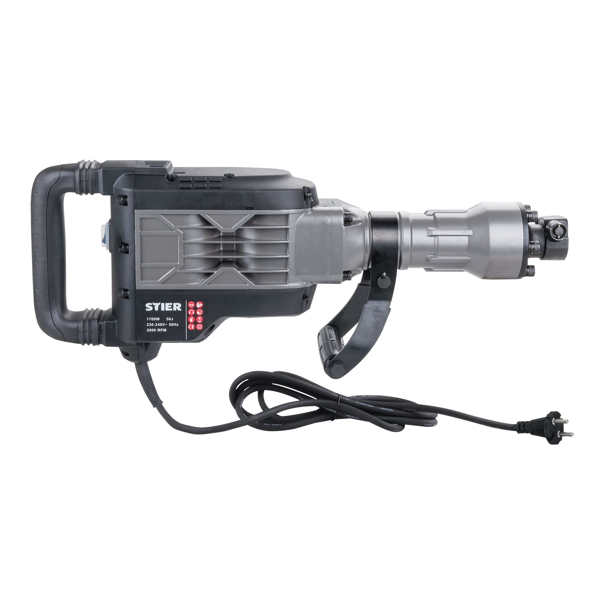 Stier Abbruchhammer STIER Abbruchhammer SAH2000 Stemmhammer mit 1700W Meißelhammer 2000 Sc