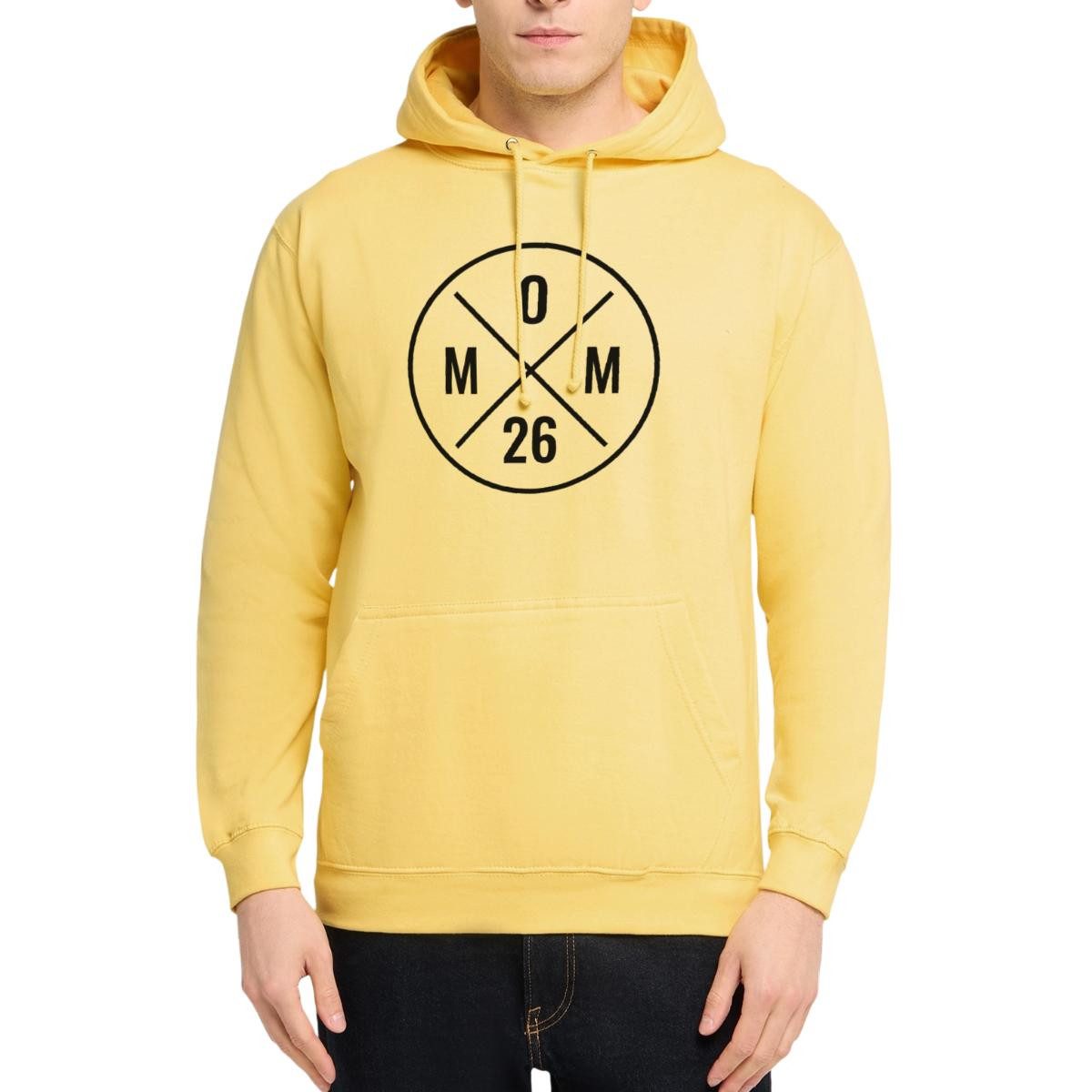 Spreadshirt Hoodie Mom 2026 Modernes Mama Logo Schwangerschaft Unisex Hoodie (1-tlg)