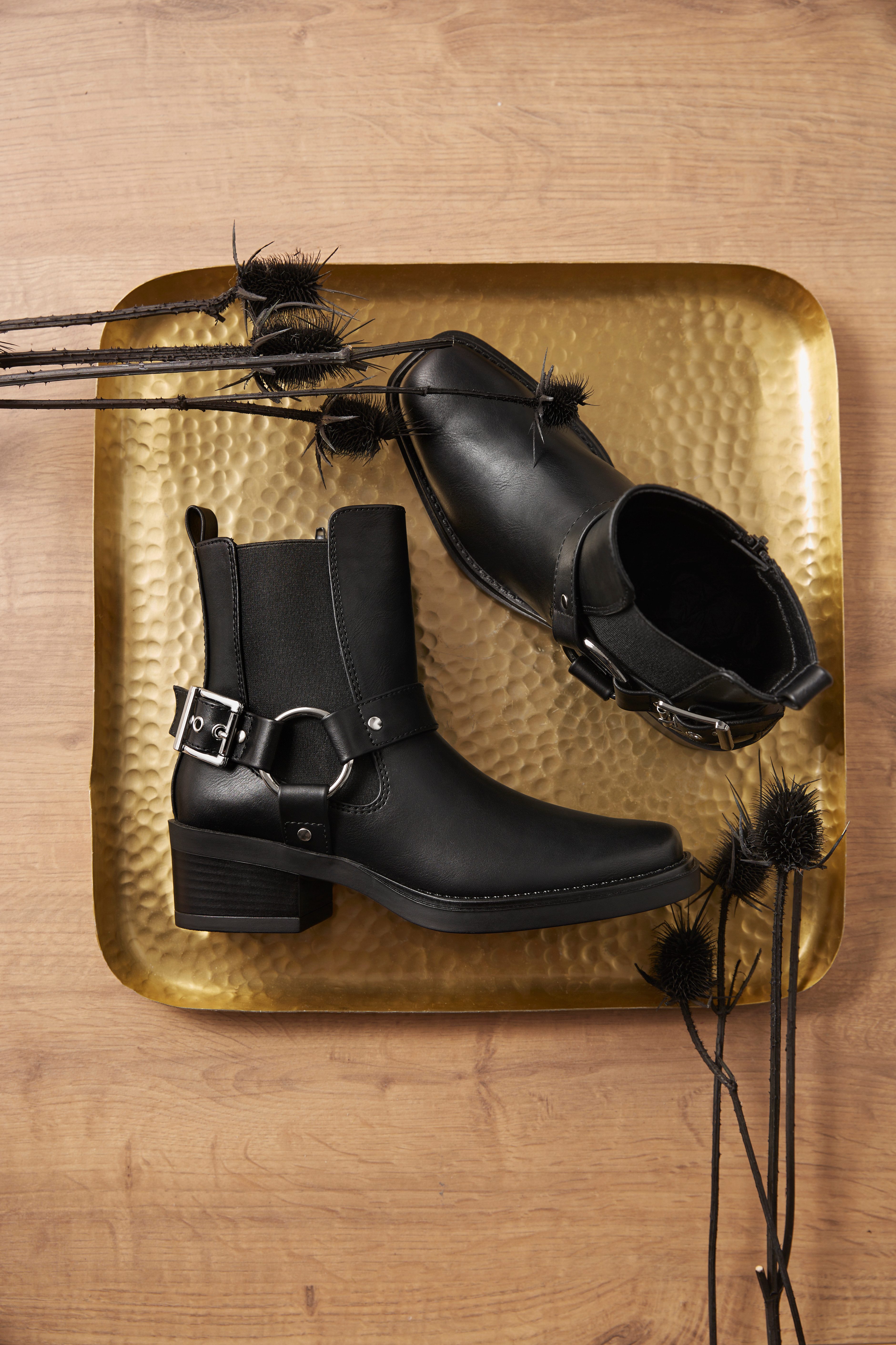 Aniston SHOES Westernstiefelette Cowboyboots, Blockabsatz, in schmaler Form günstig online kaufen