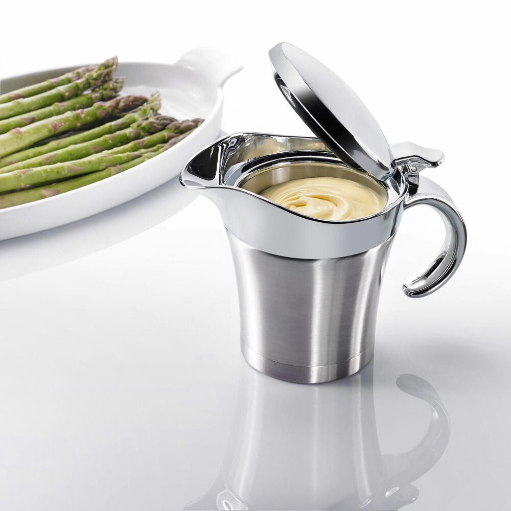 WESTMARK Sauciere Soßen-Set, 2tlg., 1 Thermo-Sauciere mit Klappdeckel, 0,5 l + 1 Soßenke, ABS, PP, Edelstahl, PA