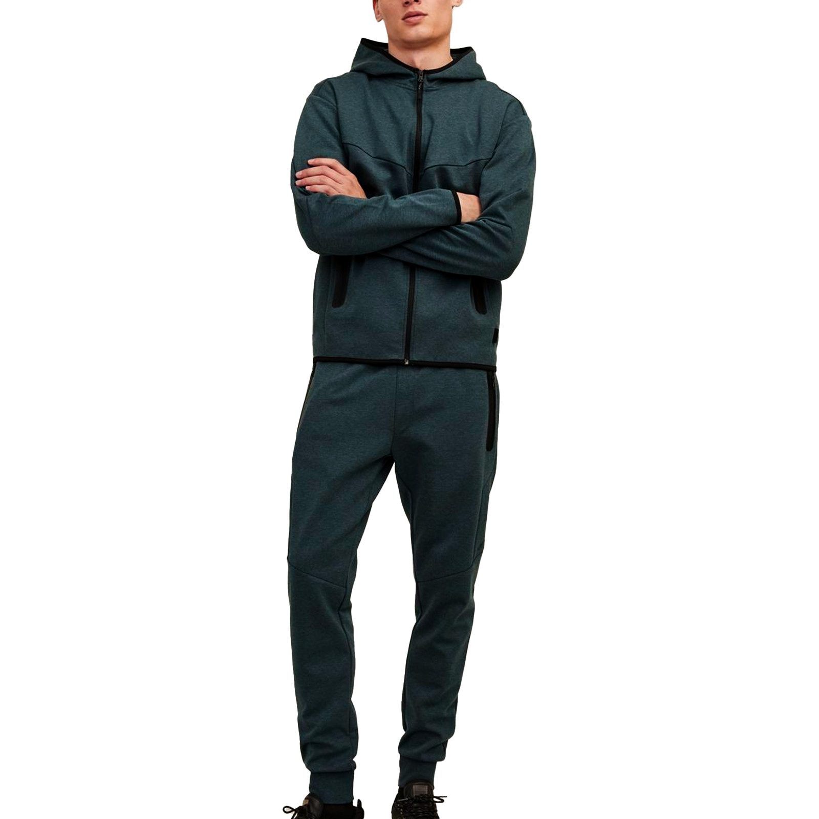 Jack & Jones Kapuzensweatjacke Sweat Zip Hood mit zwei Reißverschlusstasche günstig online kaufen