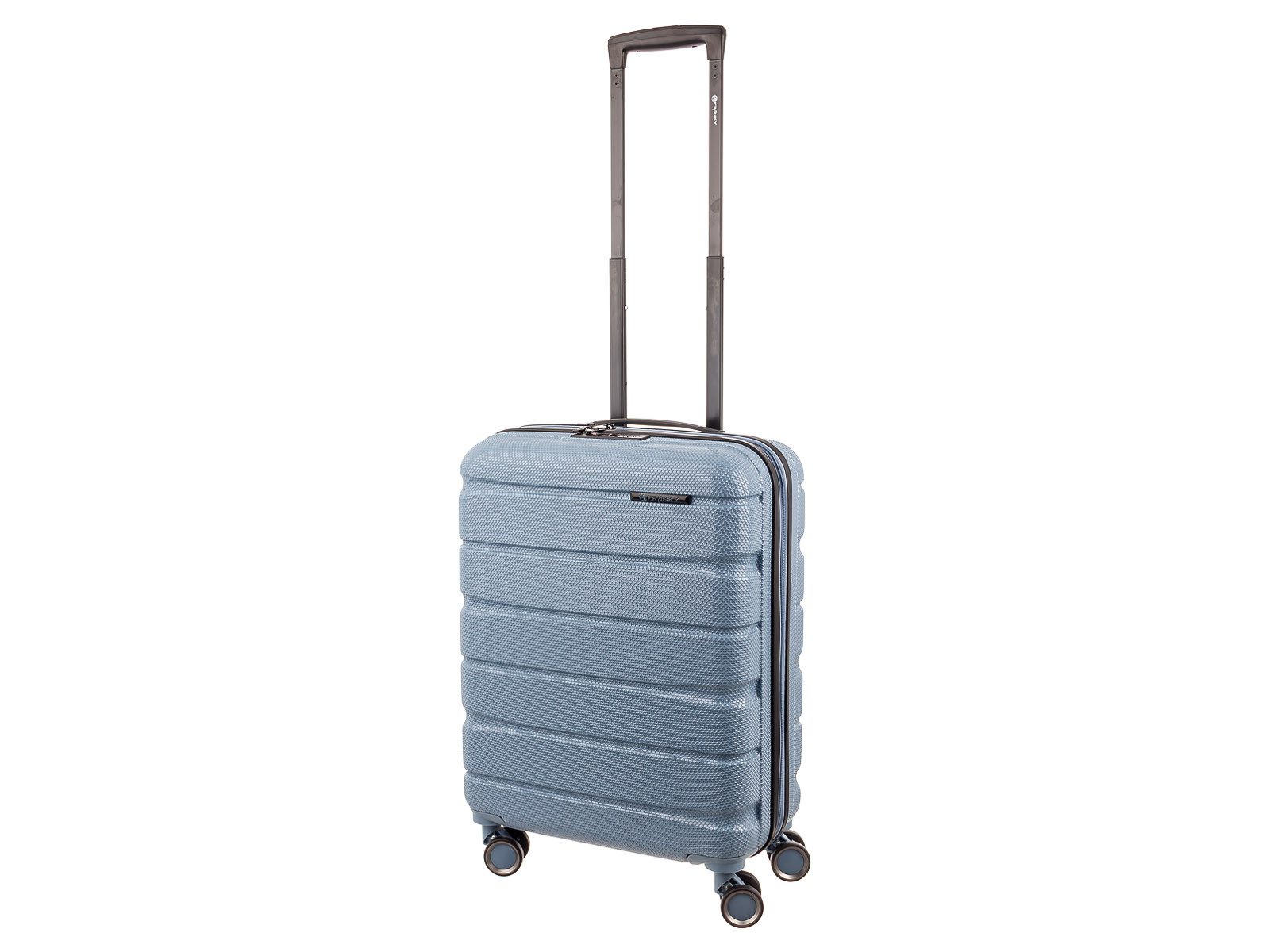 Franky Handgepäckkoffer ABS13 55er Trolley Hartschale, 4 Rollen, Dehnfalte