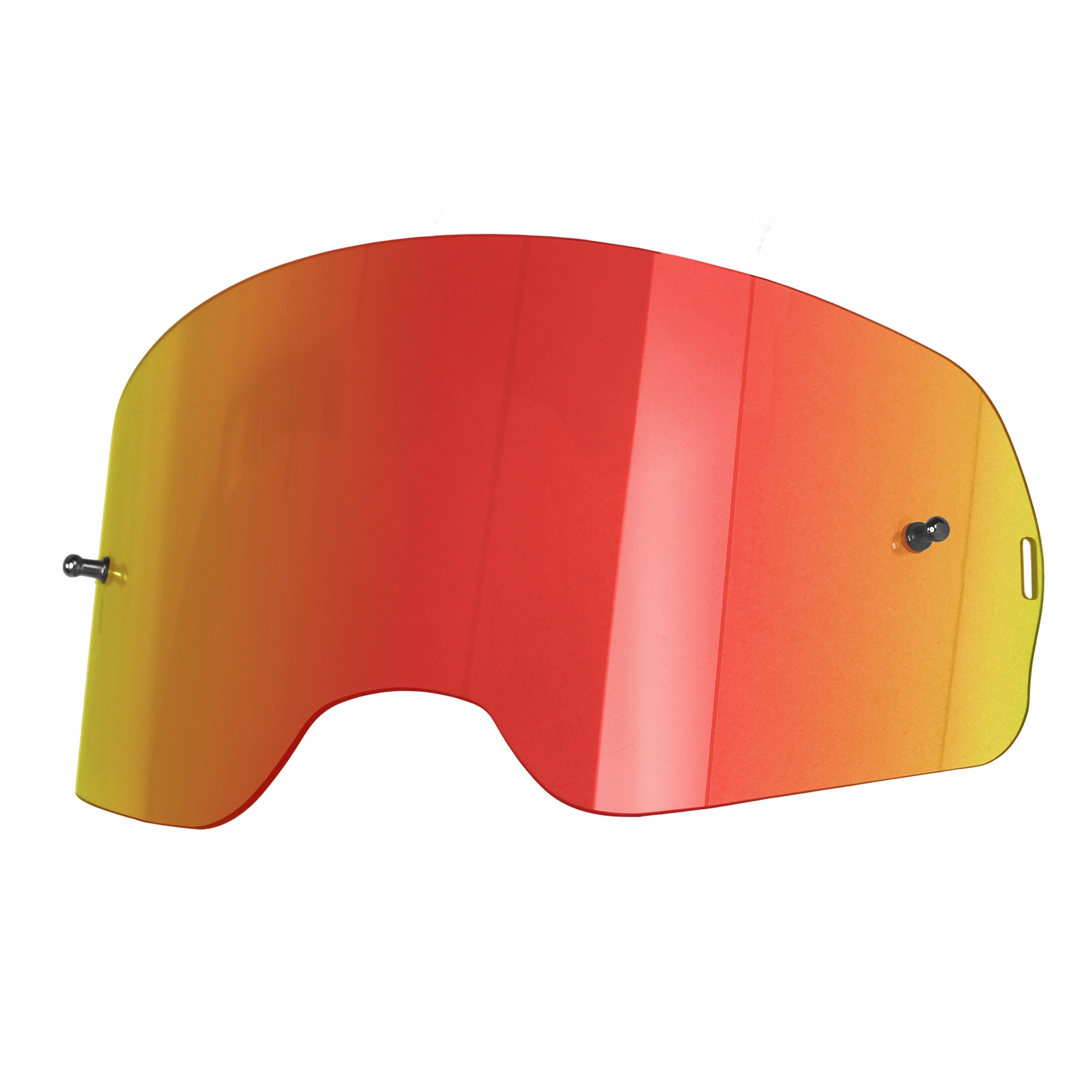 SCHNORR Sportbrille Schnorr MX Pro Ersatzglas Rot (S2), Full REVO, Polycarbonat, UV400, (1-St), Full REVO-Beschichtung Rot (S2)