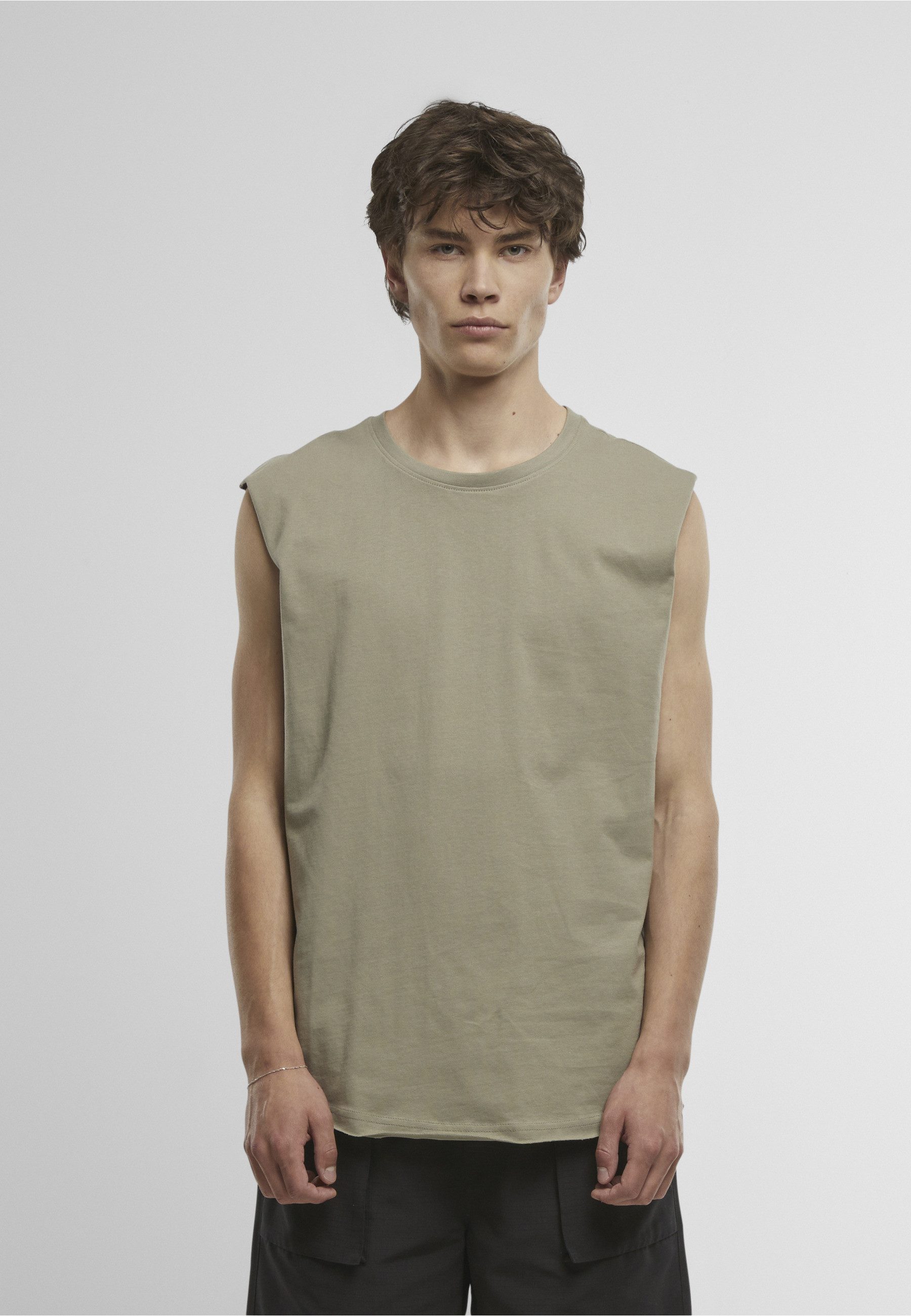 URBAN CLASSICS T-Shirt Urban Classics Herren Open Edge Sleeveless Tee (1-tlg) – Bild 5 von 5