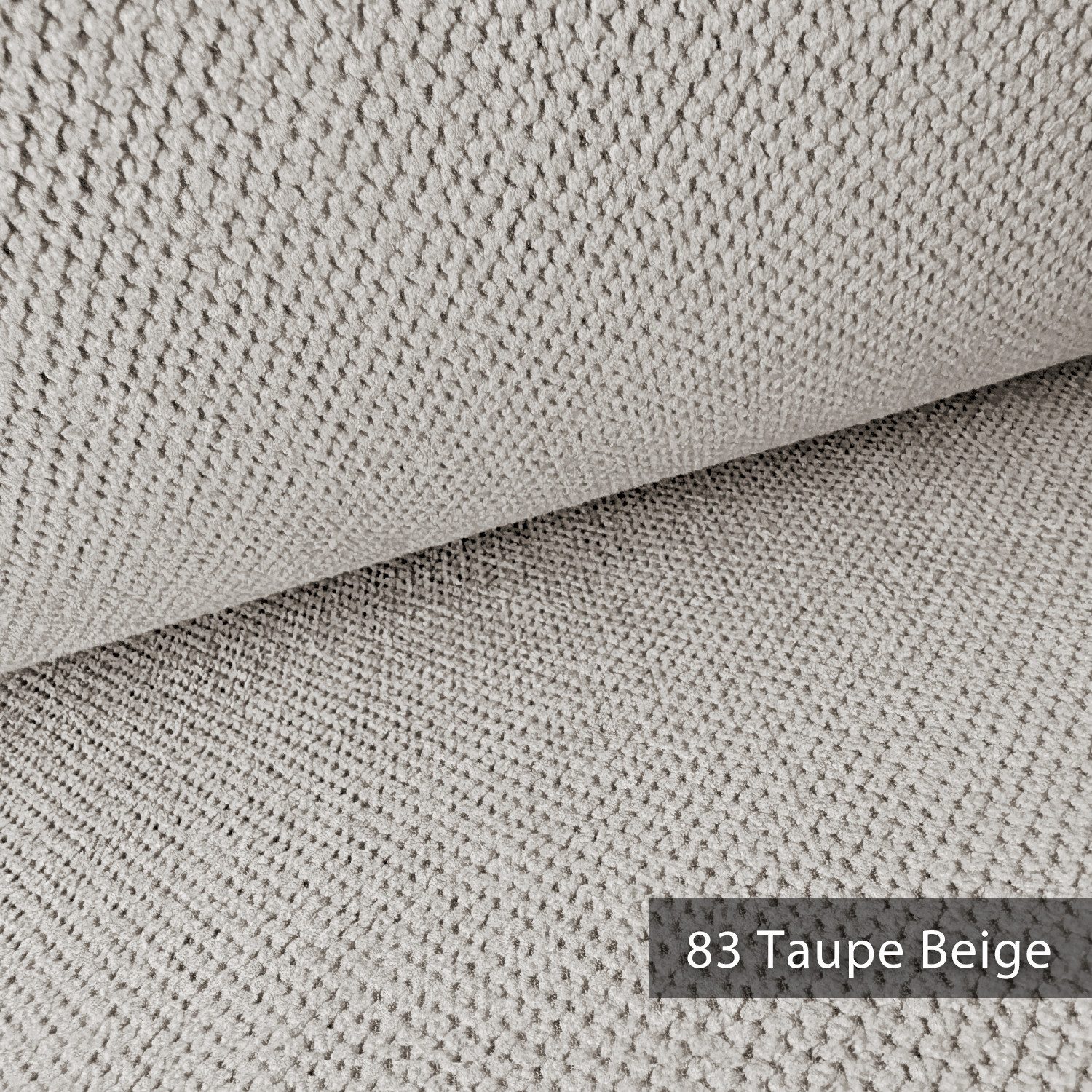 novely® Stoff CURTIS Polsterstoff Möbelstoff Wabenstruktur, Wasserabweisend, uv-beständig, lichtecht, Meterware, 1lfm