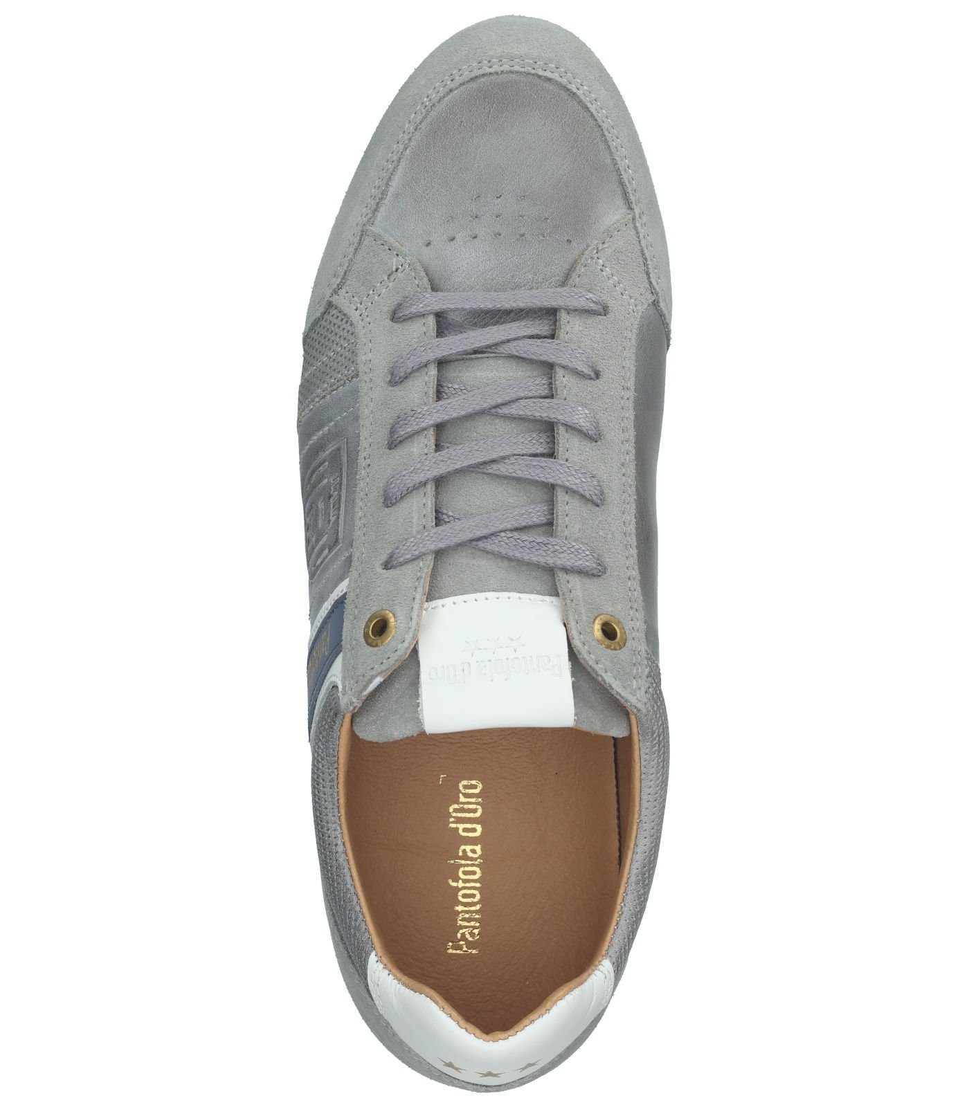 Grau Pantofola d´Oro Leder Sneaker Sneaker