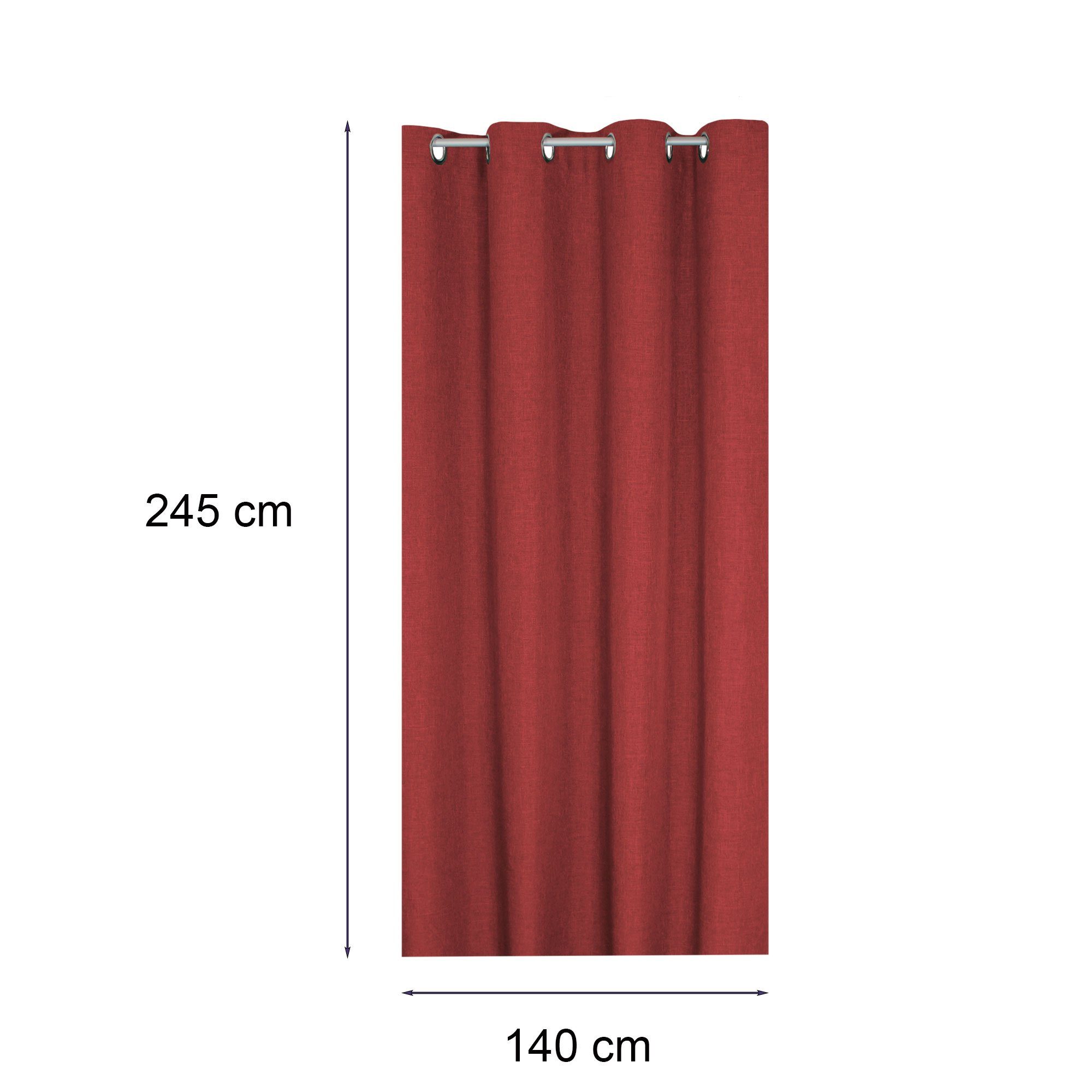 Haus und Deko Gardine Vorhang 140x245 günstig online kaufen