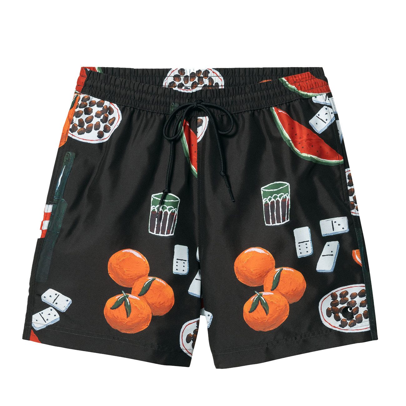 Carhartt WIP Шорты Carhartt WIP Slater Swim Trunks Herren Isis Maria Dinner Print Black