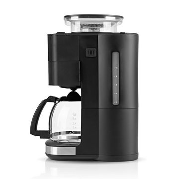 BEEM Filterkaffeemaschine FRESH-AROMA-PERFECT III Mahlwerk Glas, Permanentfilter, 10 Tassen geeignet für Kaffeepulver und ganze Bohnen