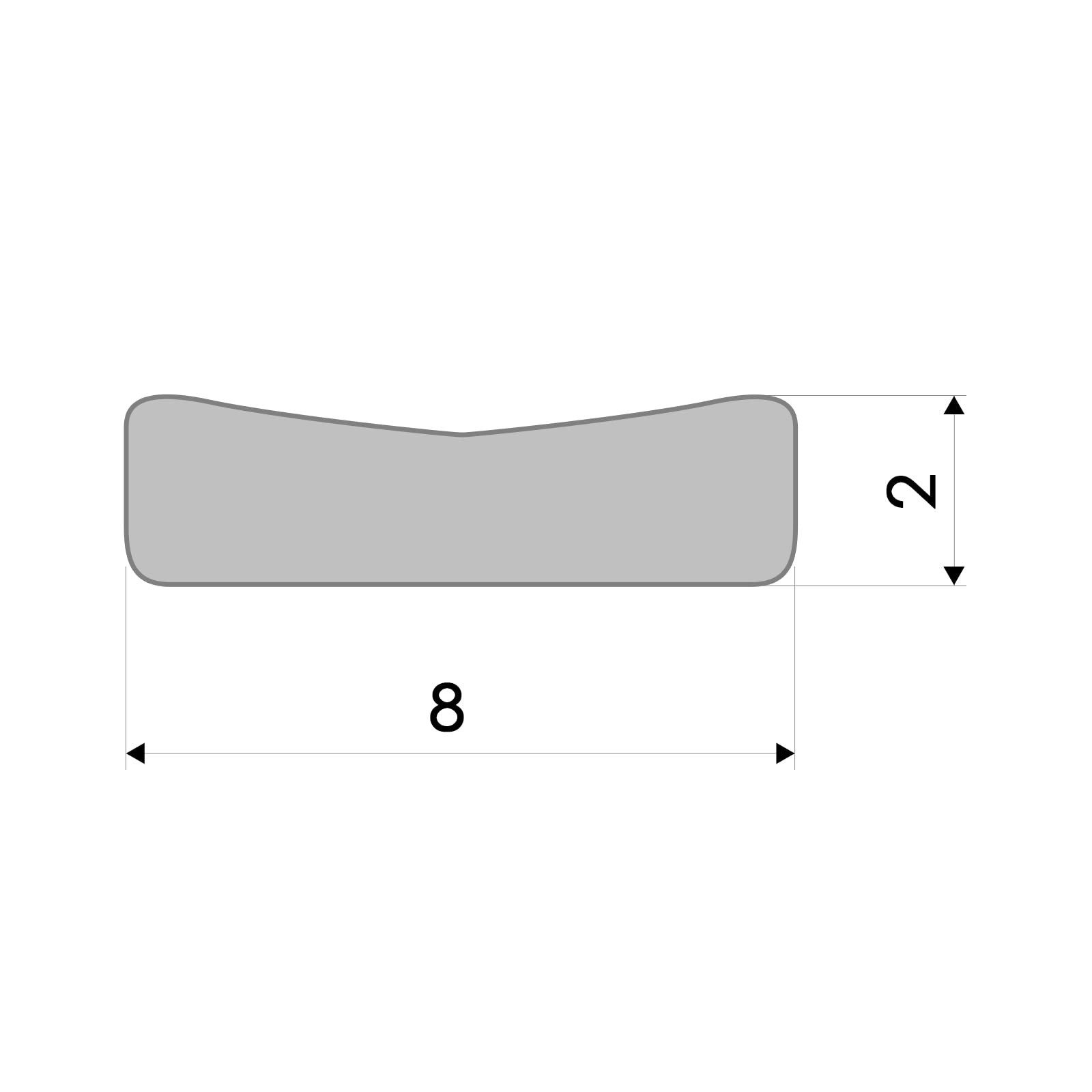 Türdichtband DQ-PP Fensterdichtung, 5 Meter, Profil D,E,I,P,V, selbstklebend