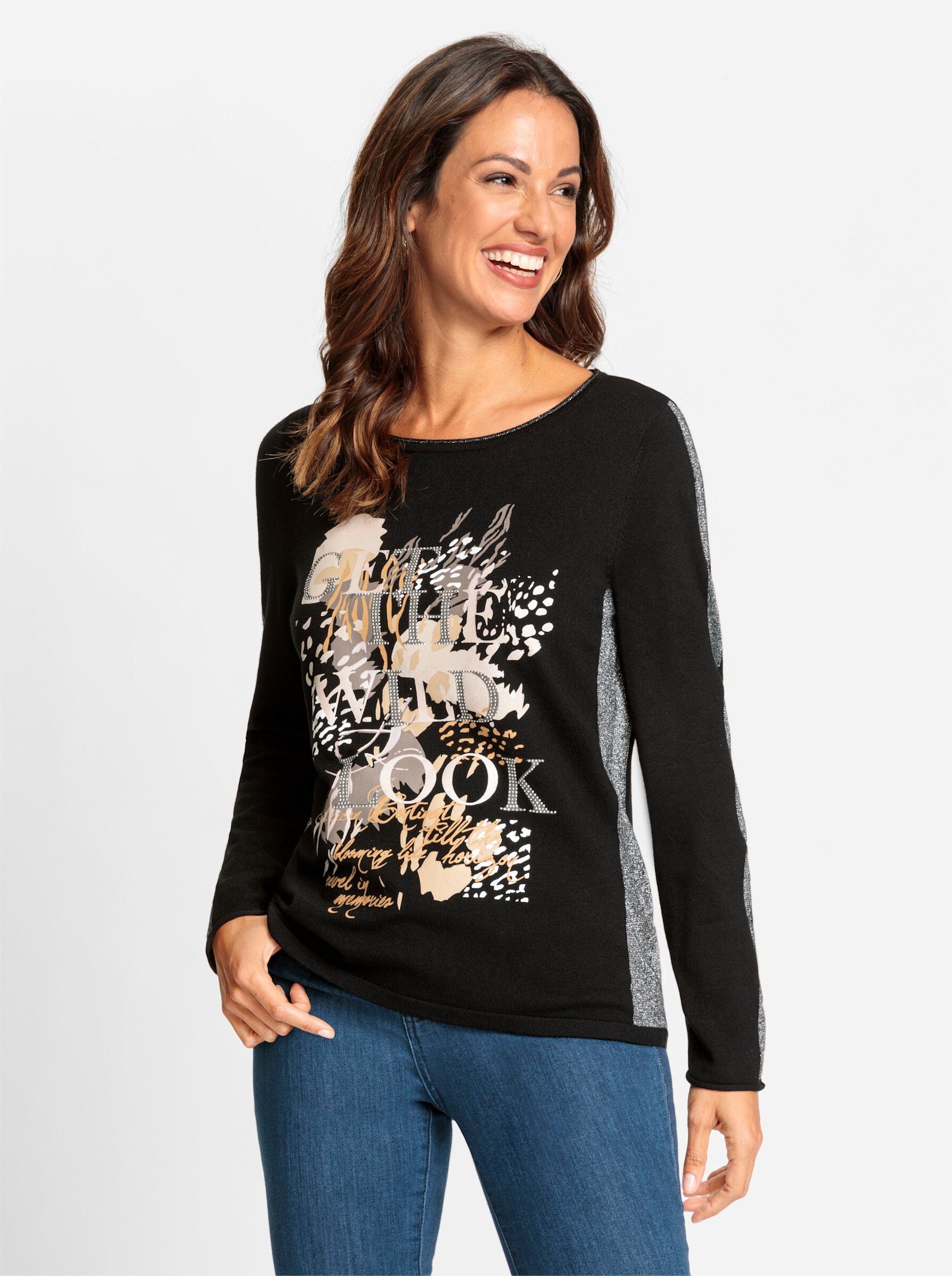 Strickpullover Pullover Langarm Jersey