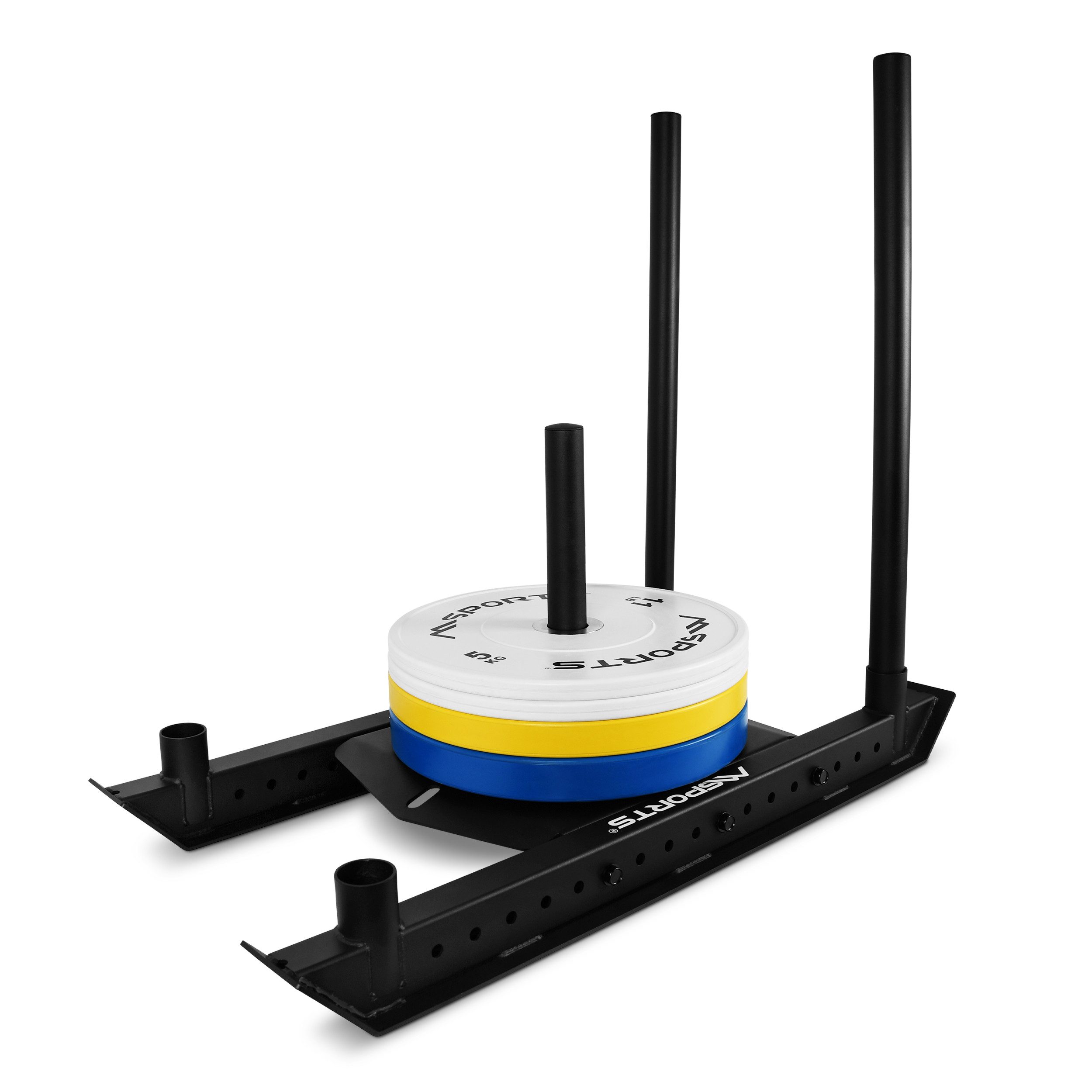 MSports® Gewichtsscheibe Gewichtsschlitten Premium - Power Sled, Powerschlitten