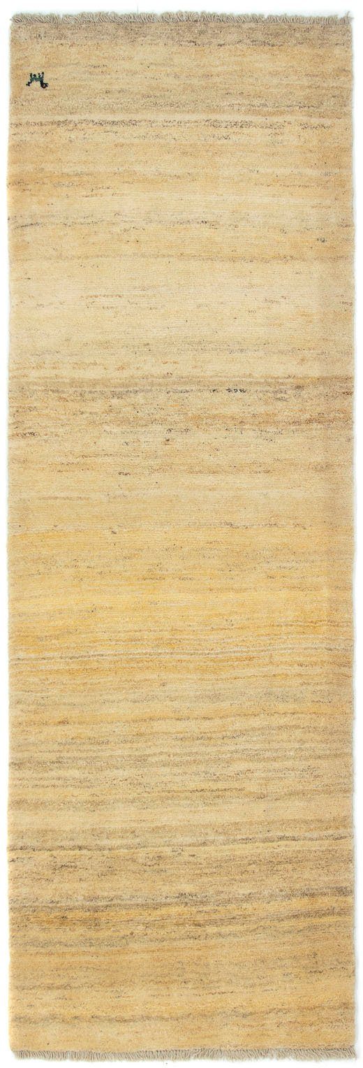 Wollteppich Gabbeh Teppich handgeknüpft morgenland, 18 mm, natur, Höhe: handgeknüpft rechteckig