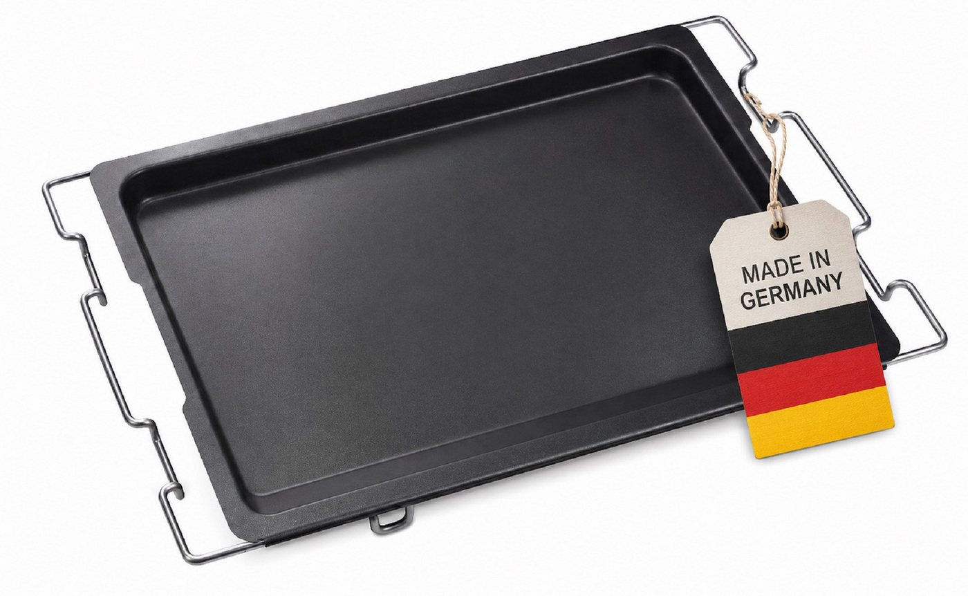 Gardissimo Backblech Flex ausziehbar Universal Backofenblech Kuchenblech Pizzablech, Stahlblech mit Special Antihaft-Beschichtung, (Spar-Set, 1-St., Backblech), Made in Germany / ausziehbar / Antihaftbeschichtet