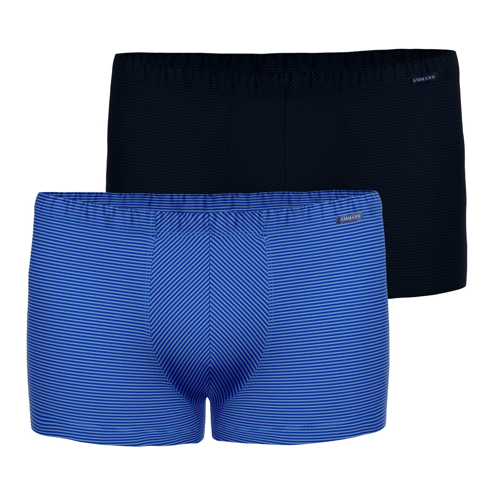 Ammann Boxershorts Herren Retro Short (2-St., 2 Stück) mit Streifen