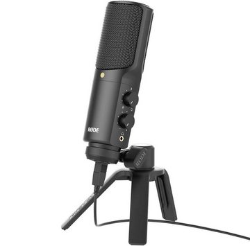 RØDE Mikrofon NT-USB Mikrofon mit K & M Mikrofonarm und Tuch