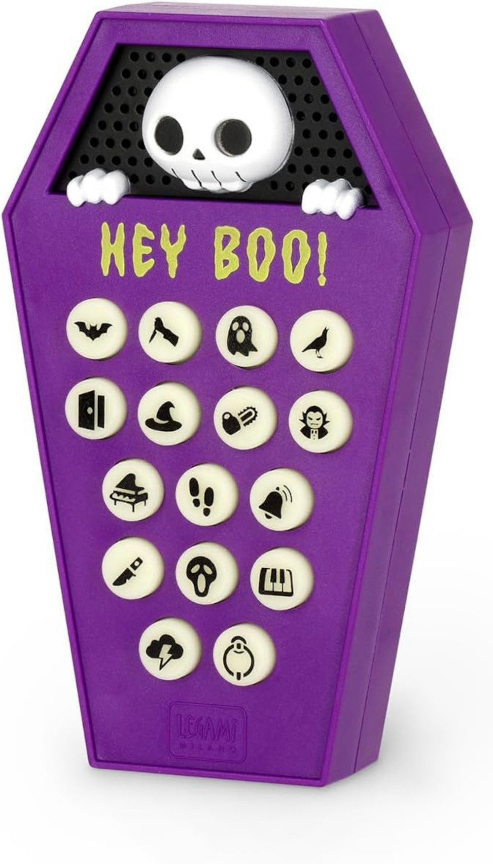 Legami Spiel LEGAMI Hey Boo! Soundeffekt-Spielzeug Sarg mit 16 Geräuschen