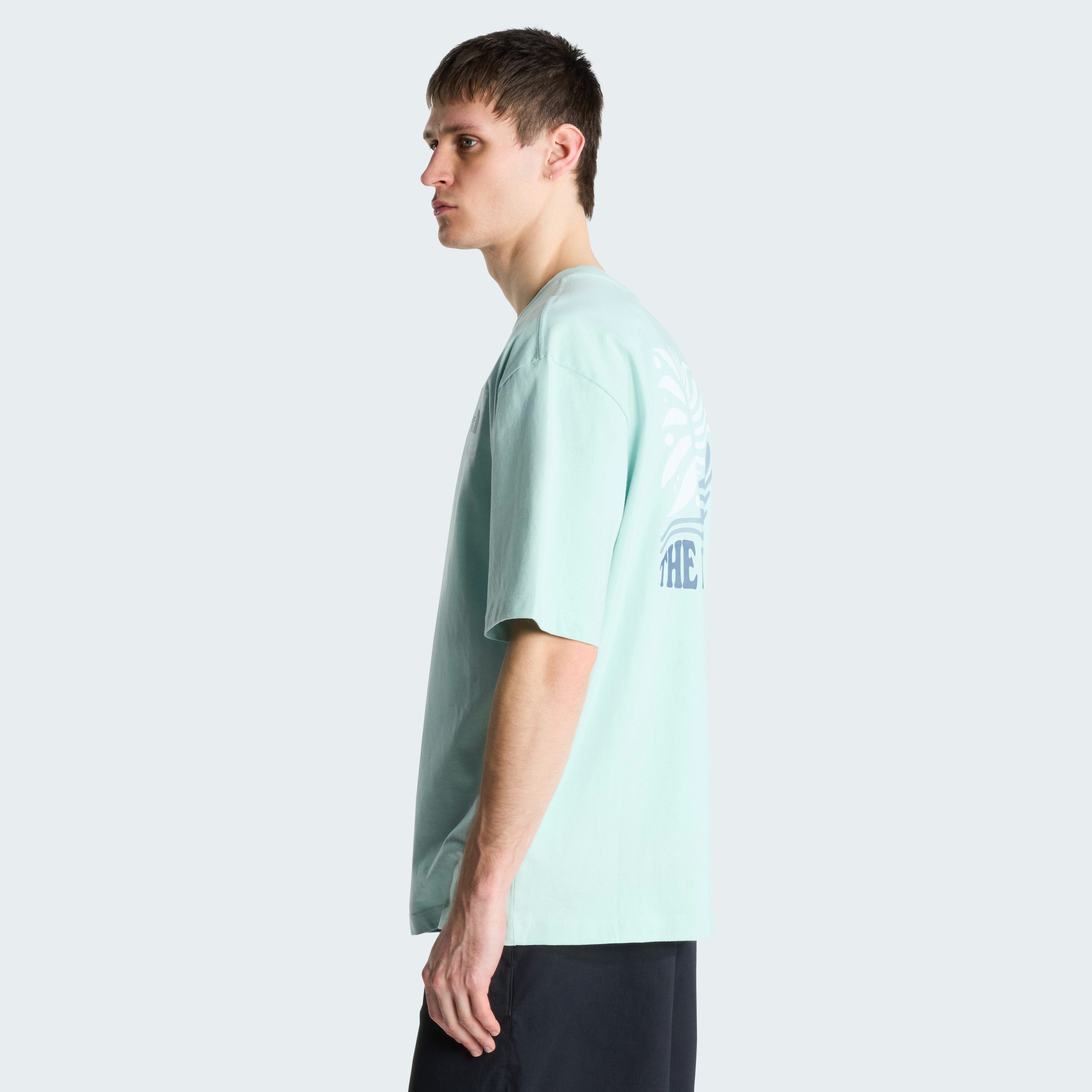 The North Face T-Shirt M SUN OVERSIZE SHORT SLEEVE TEE-GRAPHIC sportlicher Stil, Kurzarm, für sportliche Aktivitäten und Freizeit