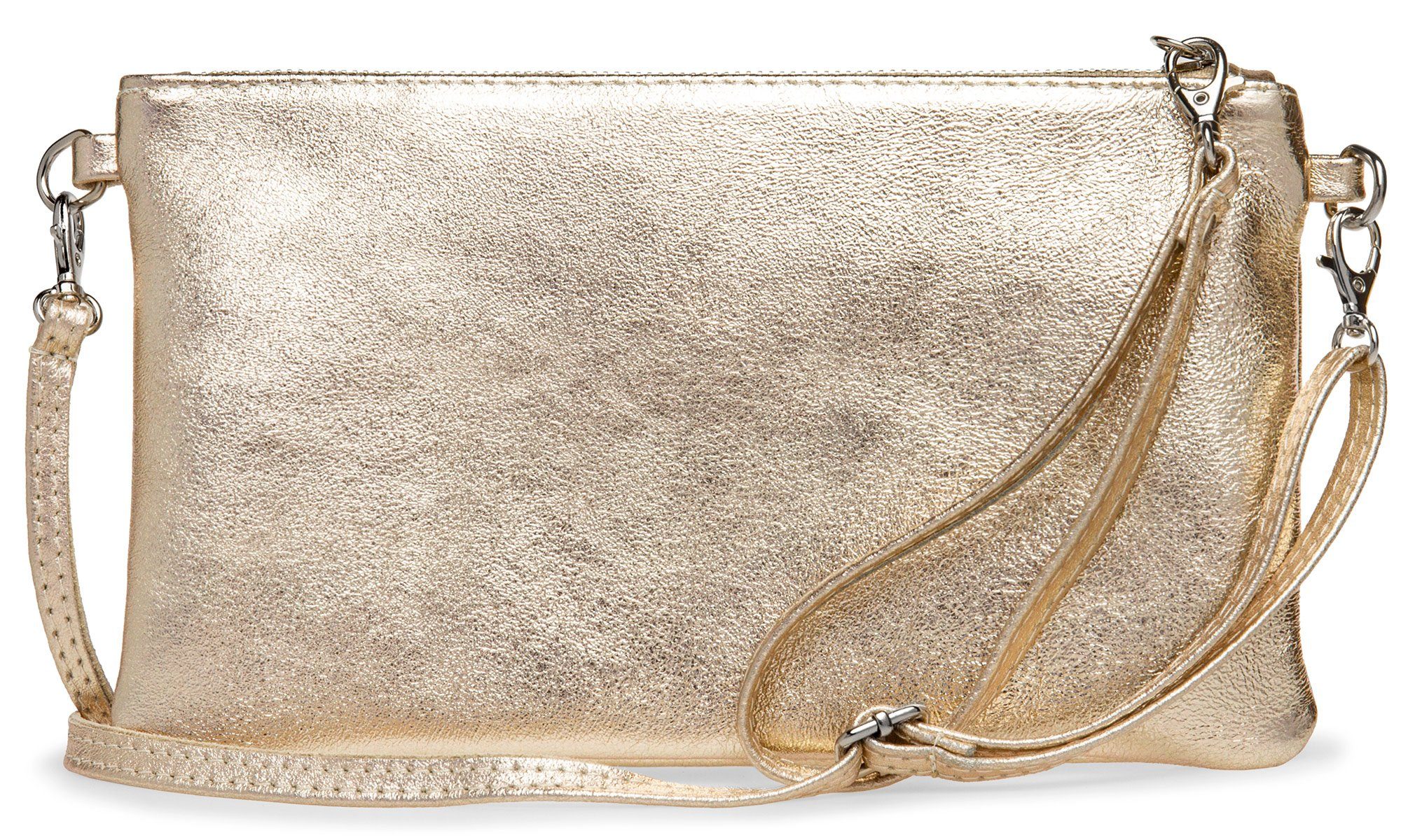 Caspar Clutch Leder Abendtasche Damen Umhängetasche günstig online kaufen