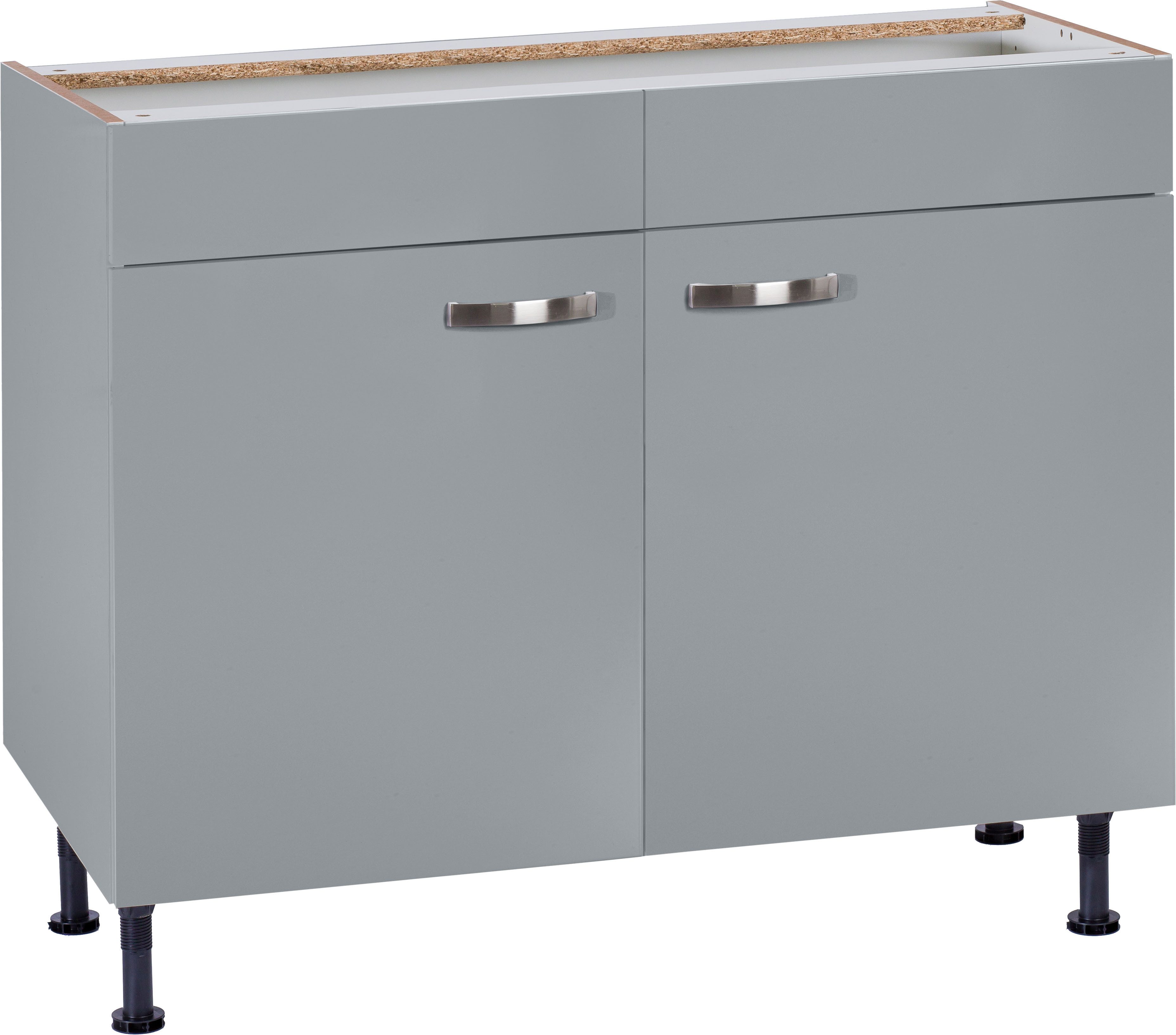 KOCHSTATION Spülenschrank KS-Cara Breite 100 cm
