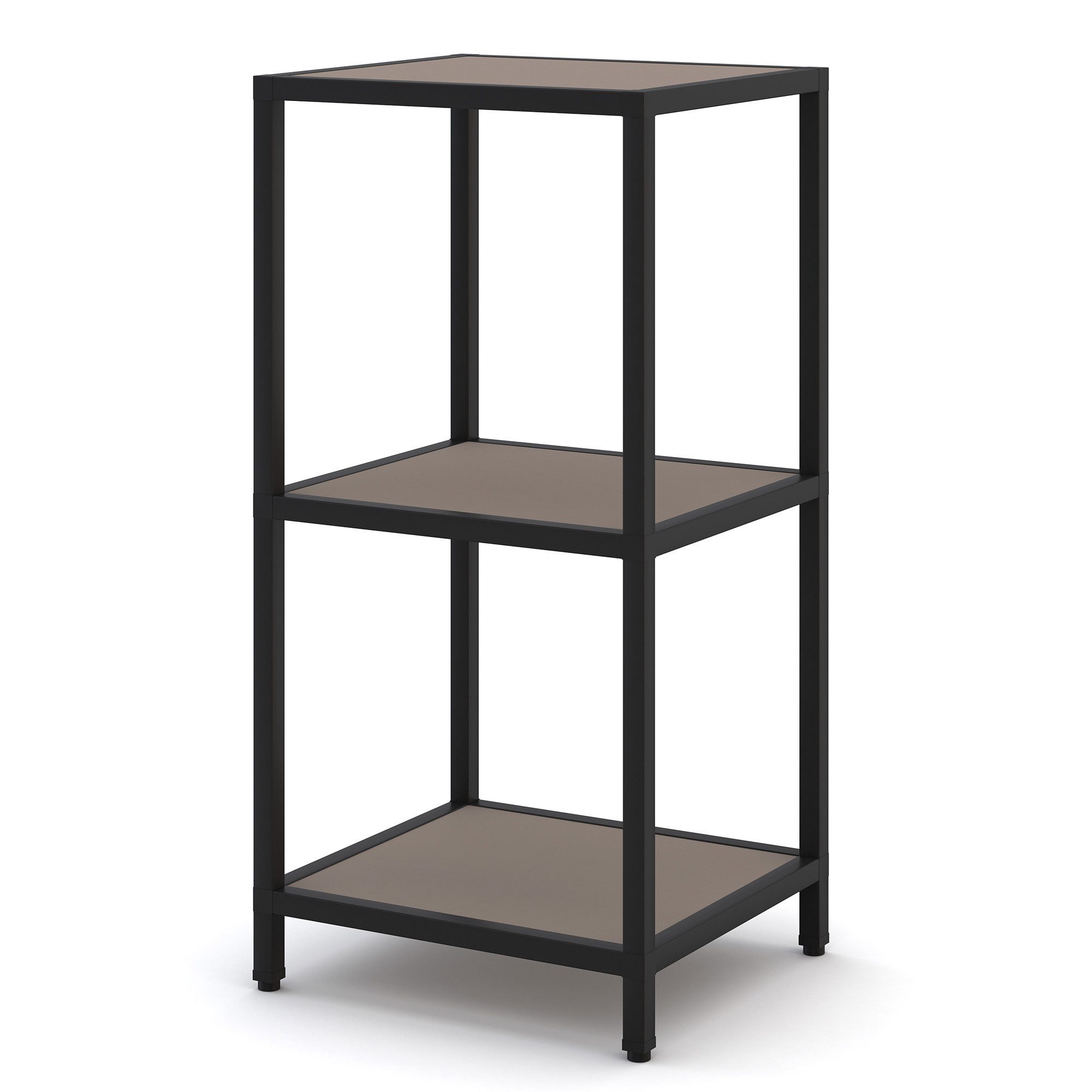 ASSMANN Büromöbel Standregal Cubas, 40x36x82cm, einfache Montage, für Büro und Homeoffice, TÜV-zertifiziert, Blauer Engel, FEMB Level 3