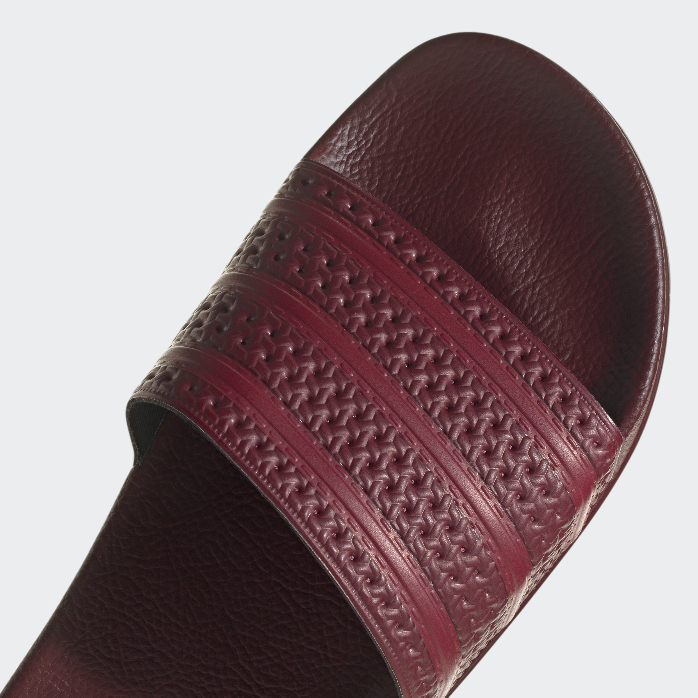 / Collegiate ADILETTE Red adidas / Originals Shadow Badesandale Red Burgundy Shadow