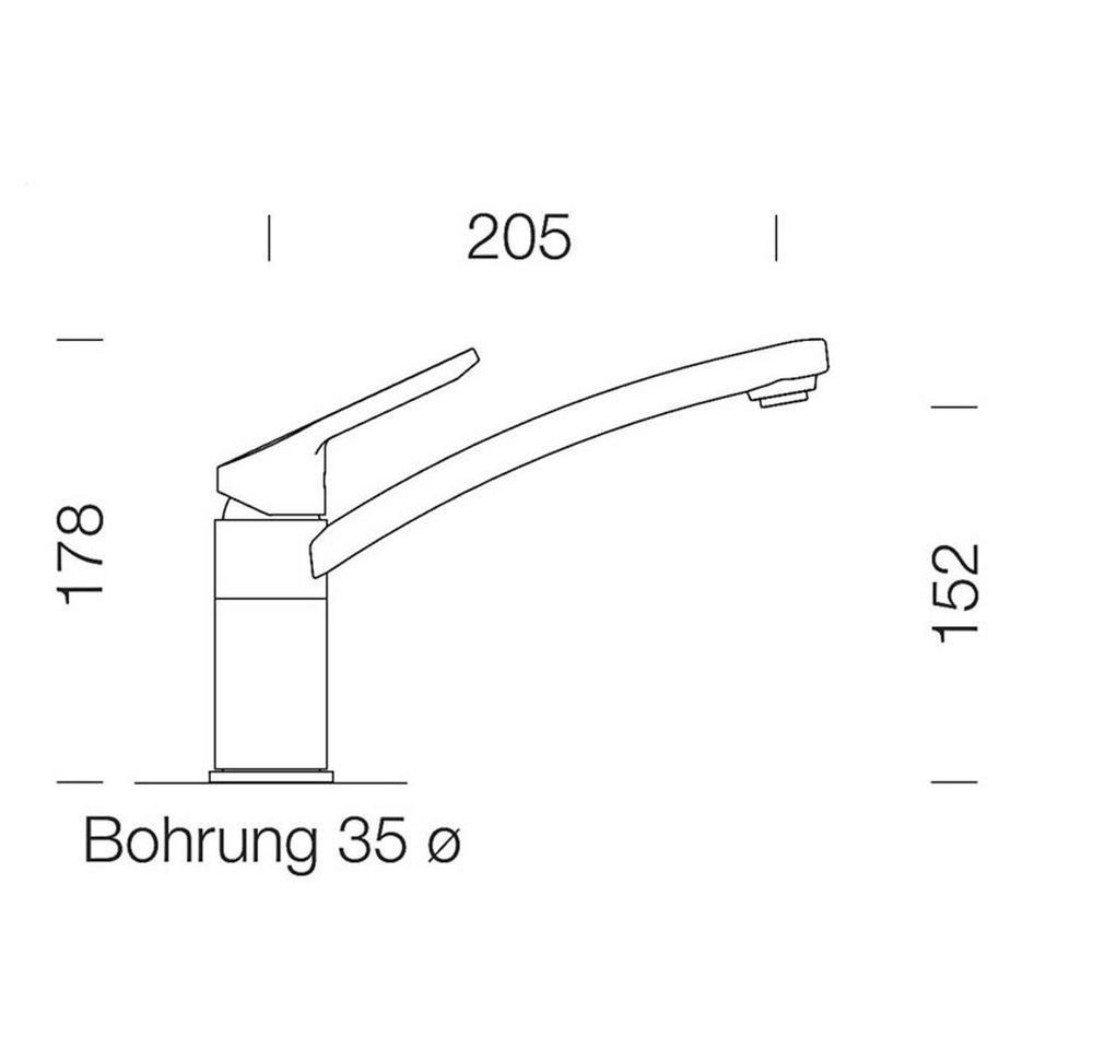 Thumbnail - Schock Küchenarmatur Schock Küchenarmatur SC-90 Chrom/Cristadur Puro PUR, Hochdruck