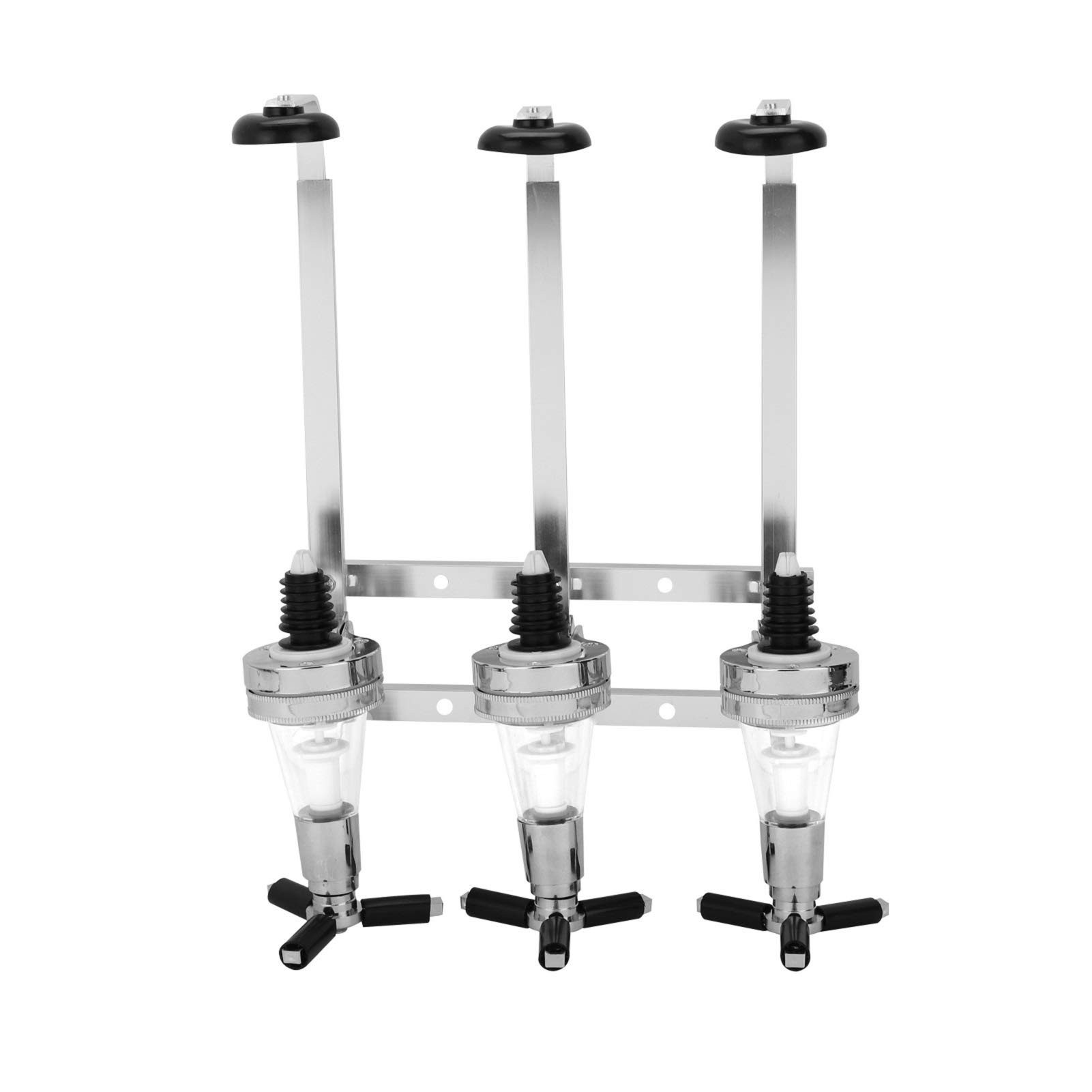 Youyijia Flaschenregal 3-fach Wand-Schnapsspender 30 ml, höhenverstellbar