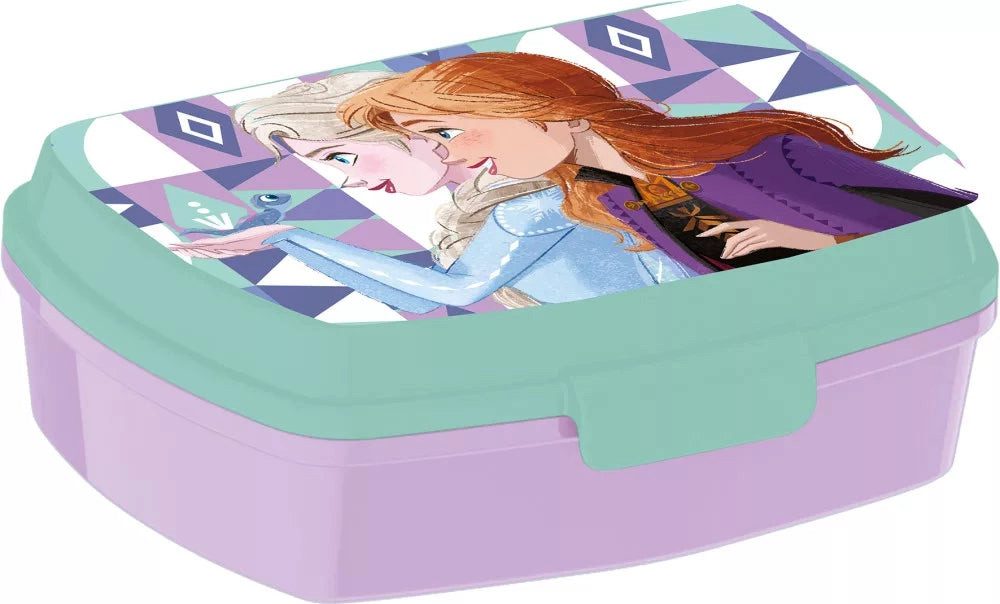 Disney Lunchbox Frozen Eiskönigin Brotdose Brotbüchse Sandwich Lunch Schule 16x12cm