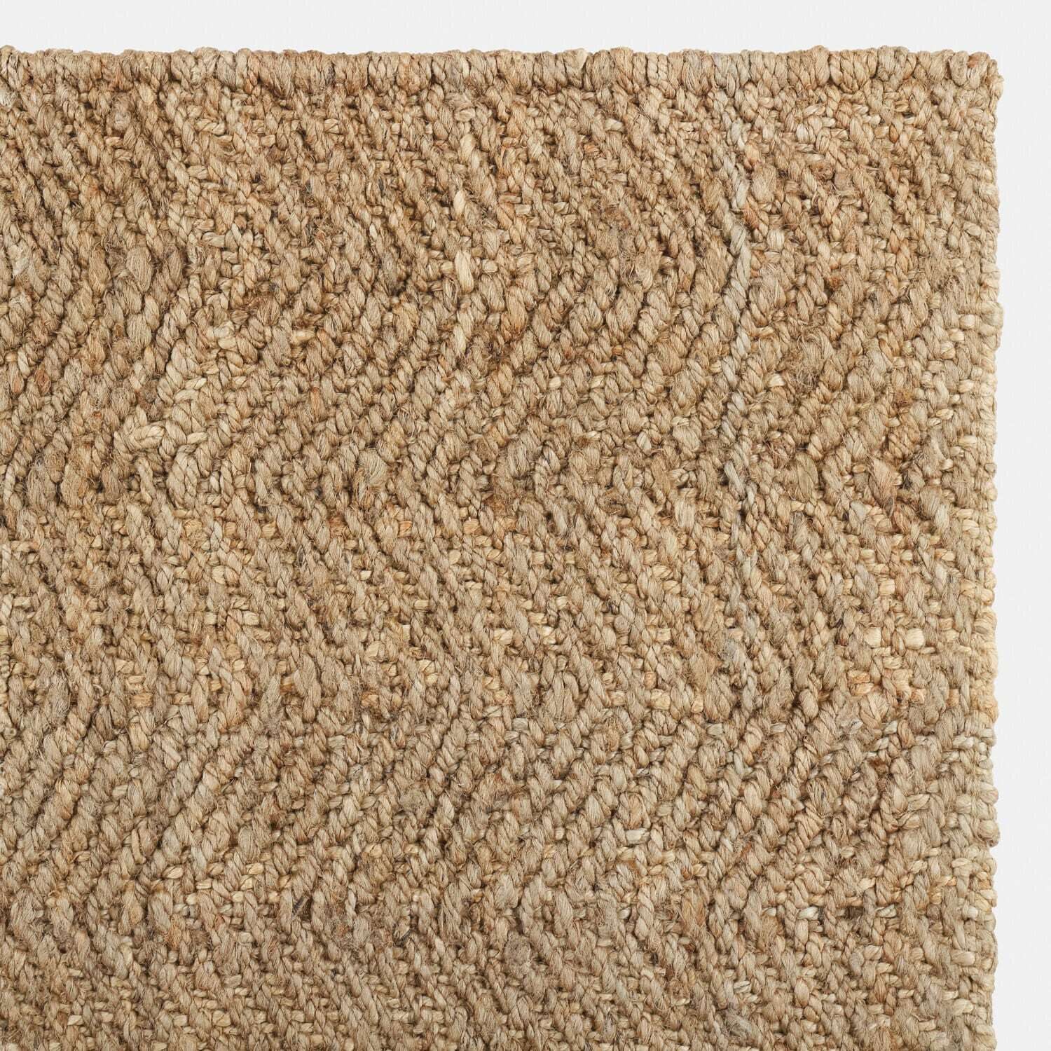 Mirabeau Badematte Badematte Daoukro braun, Höhe 70.0 mm, 100% Jute, Unterseite: Latex