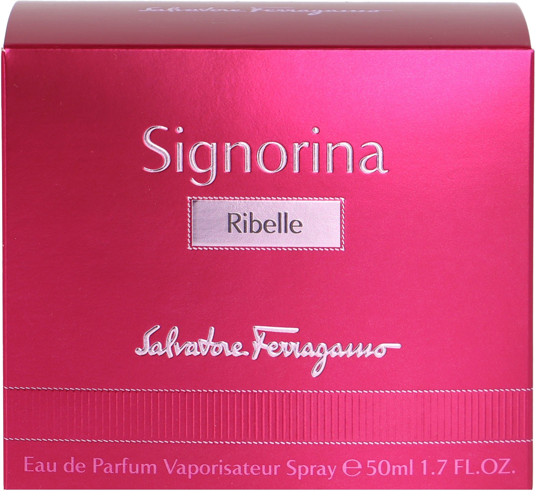 Salvatore Ferragamo Eau de Parfum Signorina Ribelle, mit holzig-würzigem Akkord