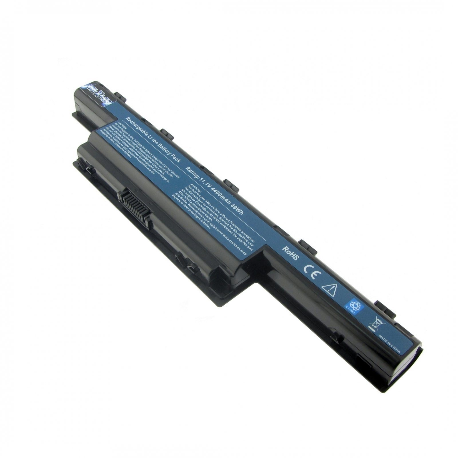 MTXtec Akku LiIon, 11.1V, 4400mAh für ACER Aspire 5750G Laptop-Akku, 48 Wh, 6 Zellen, Lithium-Ionen (LiIon)