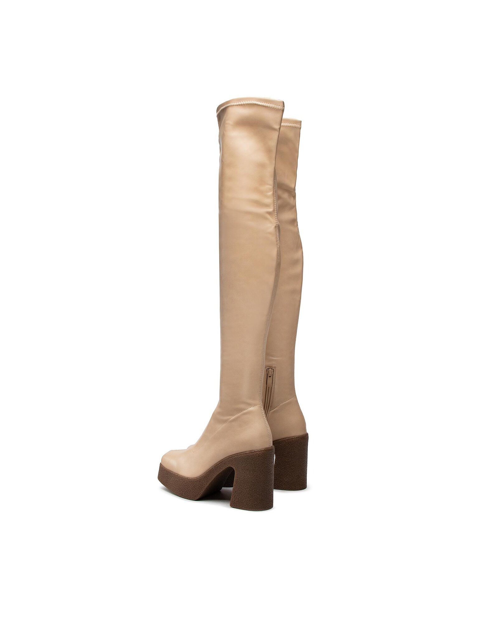 DeeZee Overknees ZAL960638-2 Beige Overkneestiefel